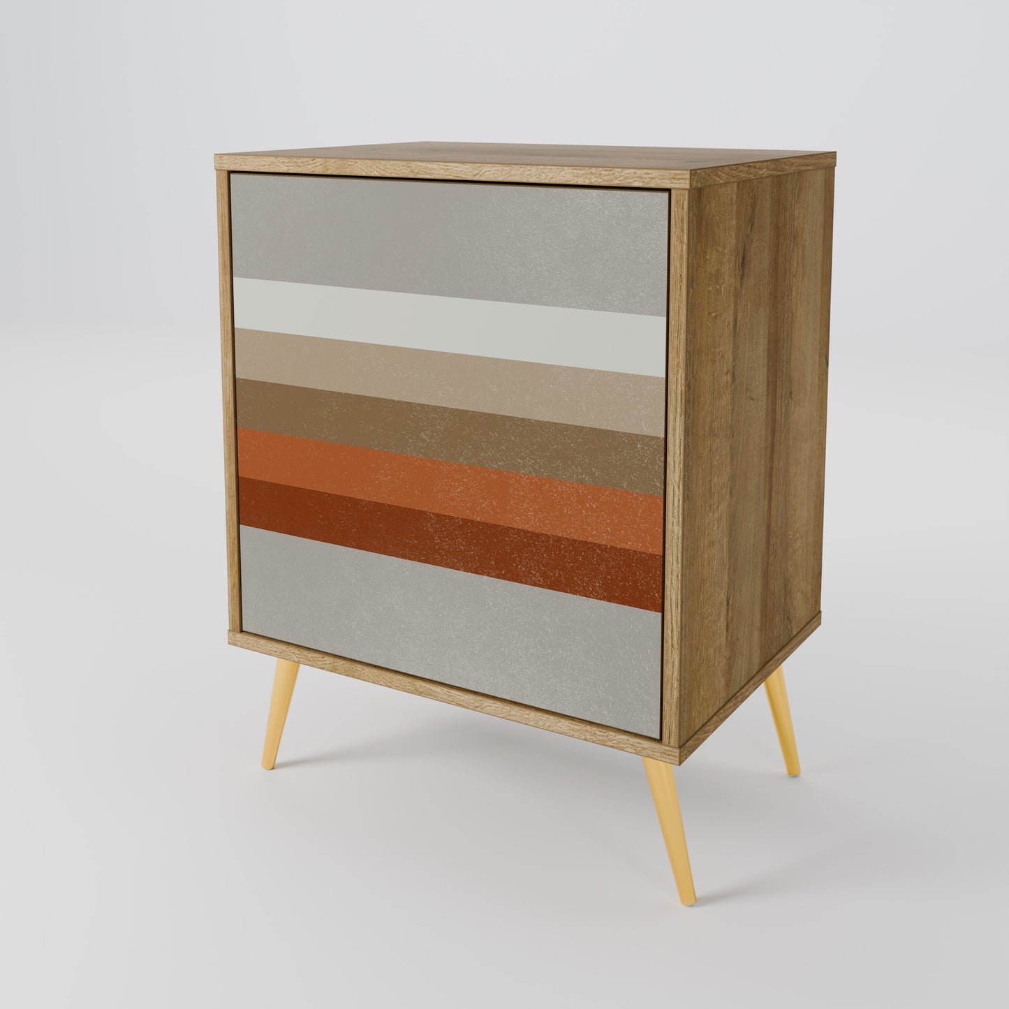 PECULIAR TRAIL 1-Door Sideboard in Oak Effect
