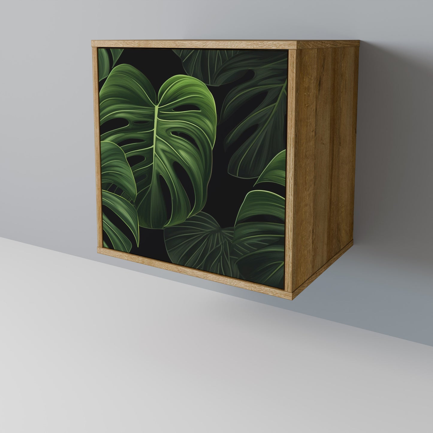 INFINITE MONSTERA 1-Door Sideboard in Oak Effect