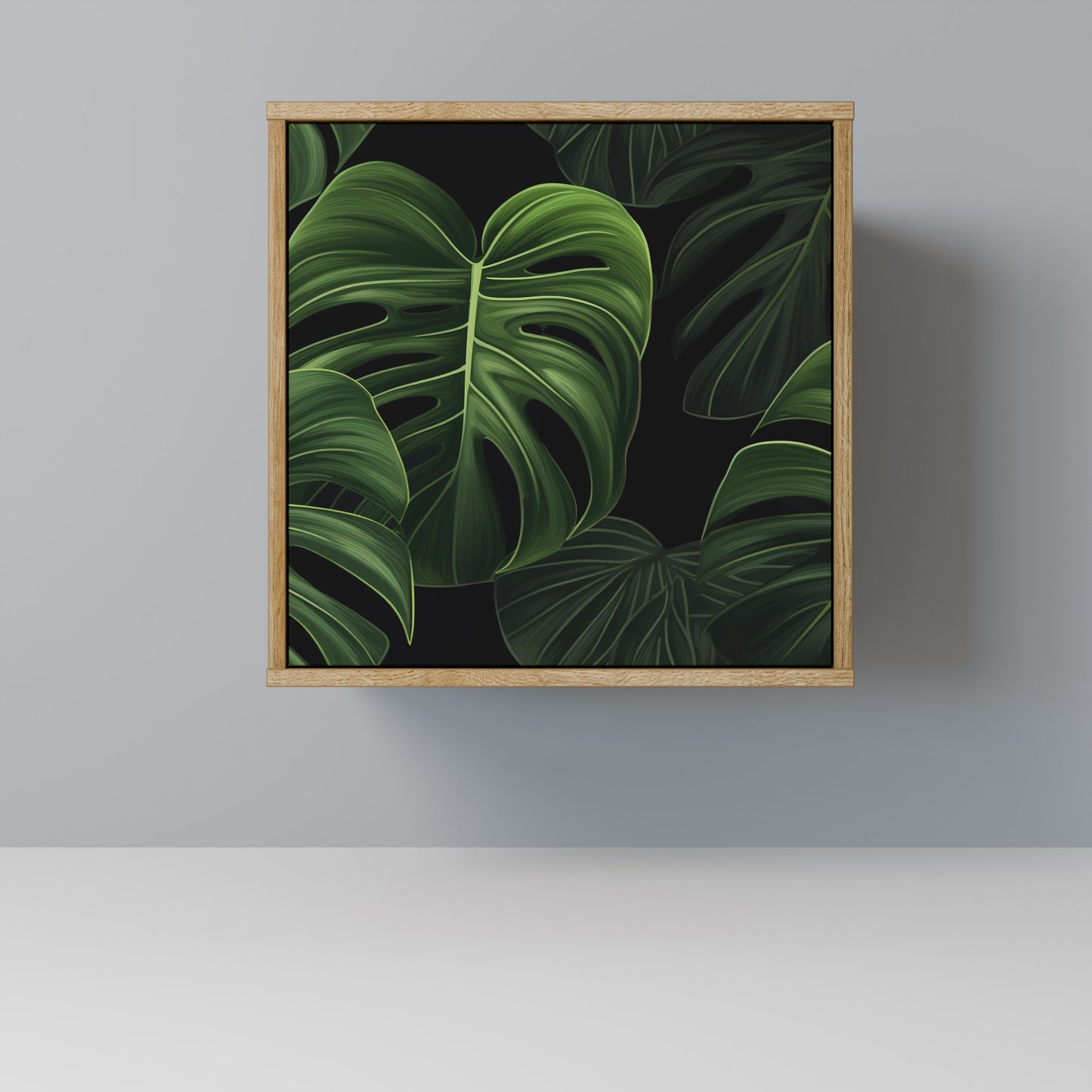 INFINITE MONSTERA 1-Door Sideboard in Oak Effect