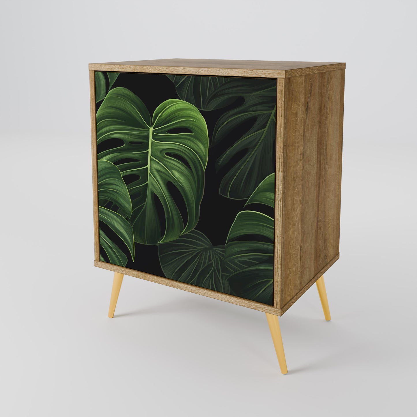 INFINITE MONSTERA 1-Door Sideboard in Oak Effect