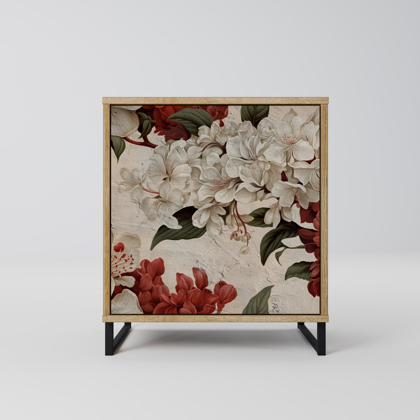 EPHEMERAL DAYS 1-Door Sideboard in Oak Effect