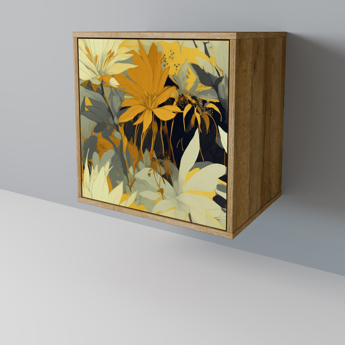 SUNKISSED LILY 1-Door Sideboard in Oak Effect
