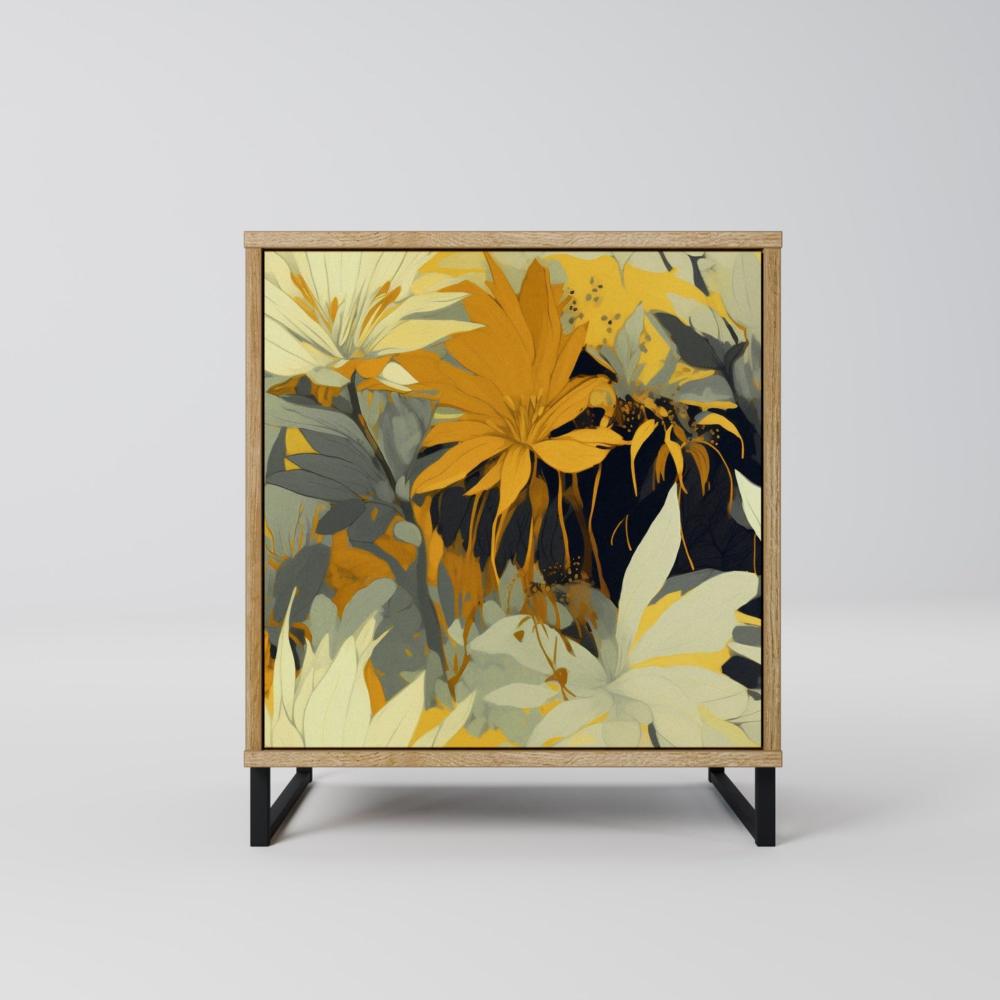 SUNKISSED LILY 1-Door Sideboard in Oak Effect