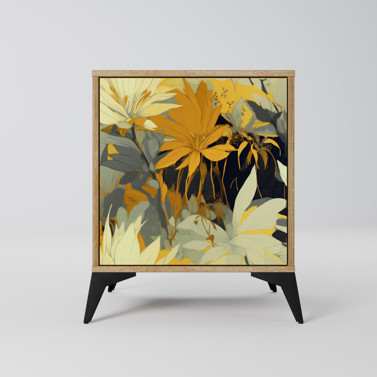 SUNKISSED LILY 1-Door Sideboard in Oak Effect
