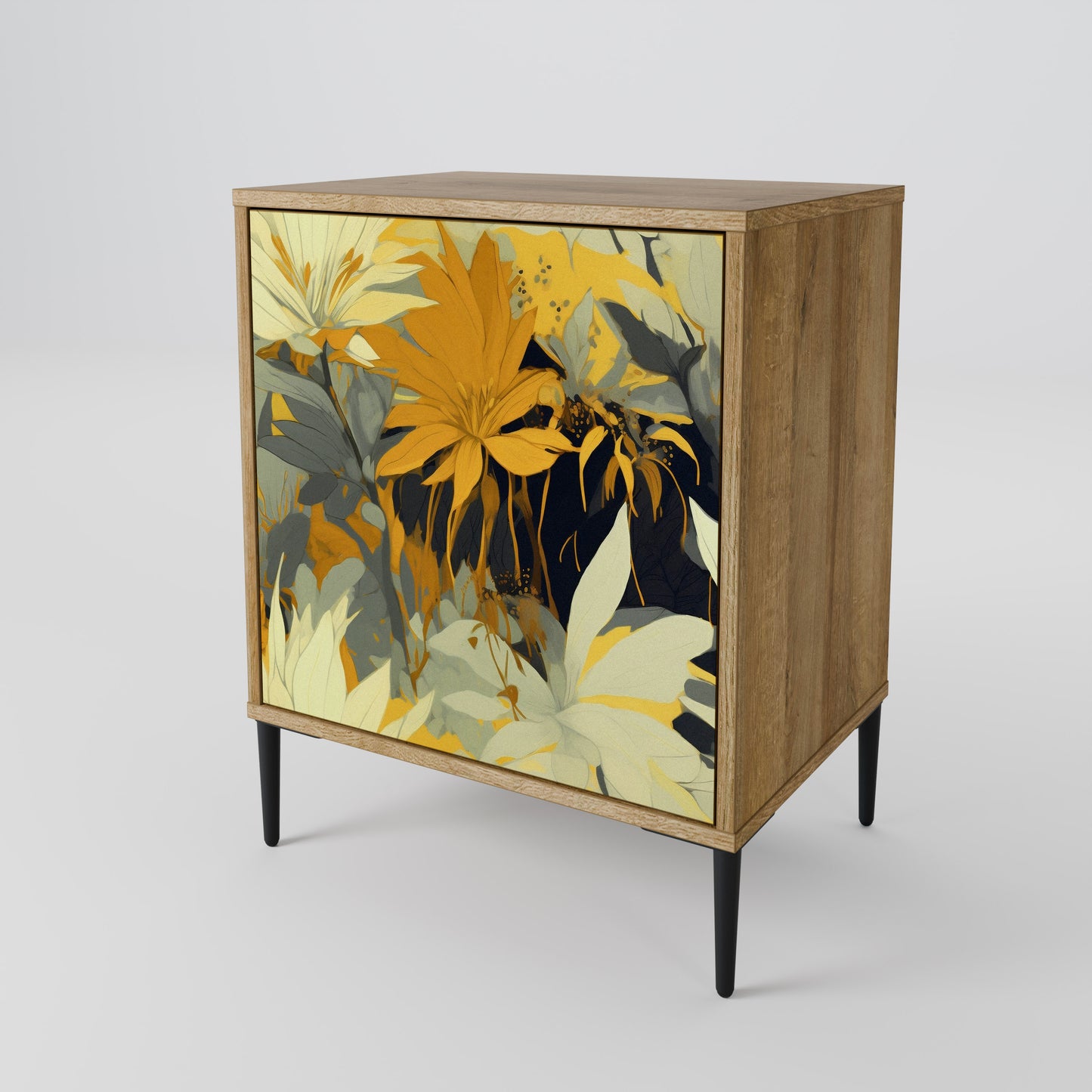 SUNKISSED LILY 1-Door Sideboard in Oak Effect