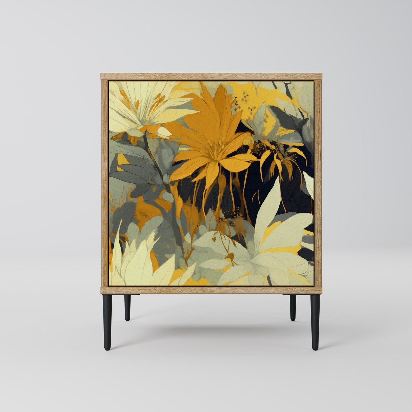SUNKISSED LILY 1-Door Sideboard in Oak Effect
