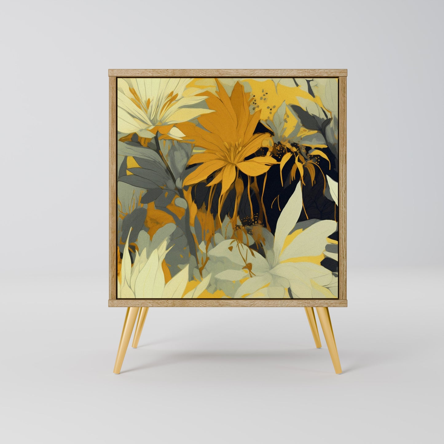 SUNKISSED LILY 1-Door Sideboard in Oak Effect