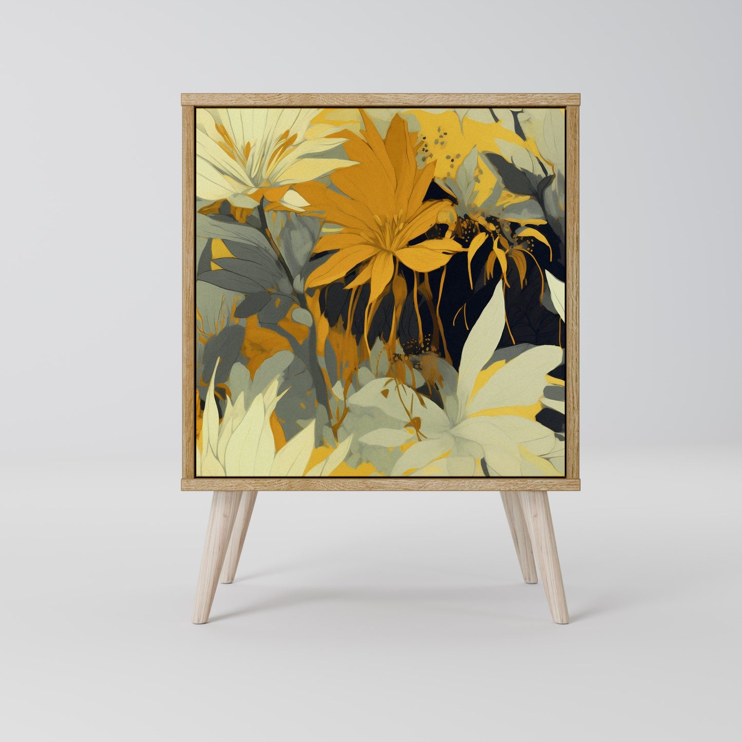SUNKISSED LILY 1-Door Sideboard in Oak Effect