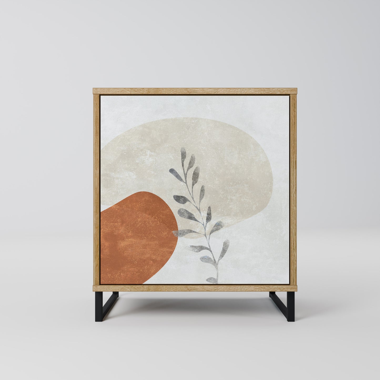 TRANQUIL TWIG 1-Door Sideboard in Oak Effect