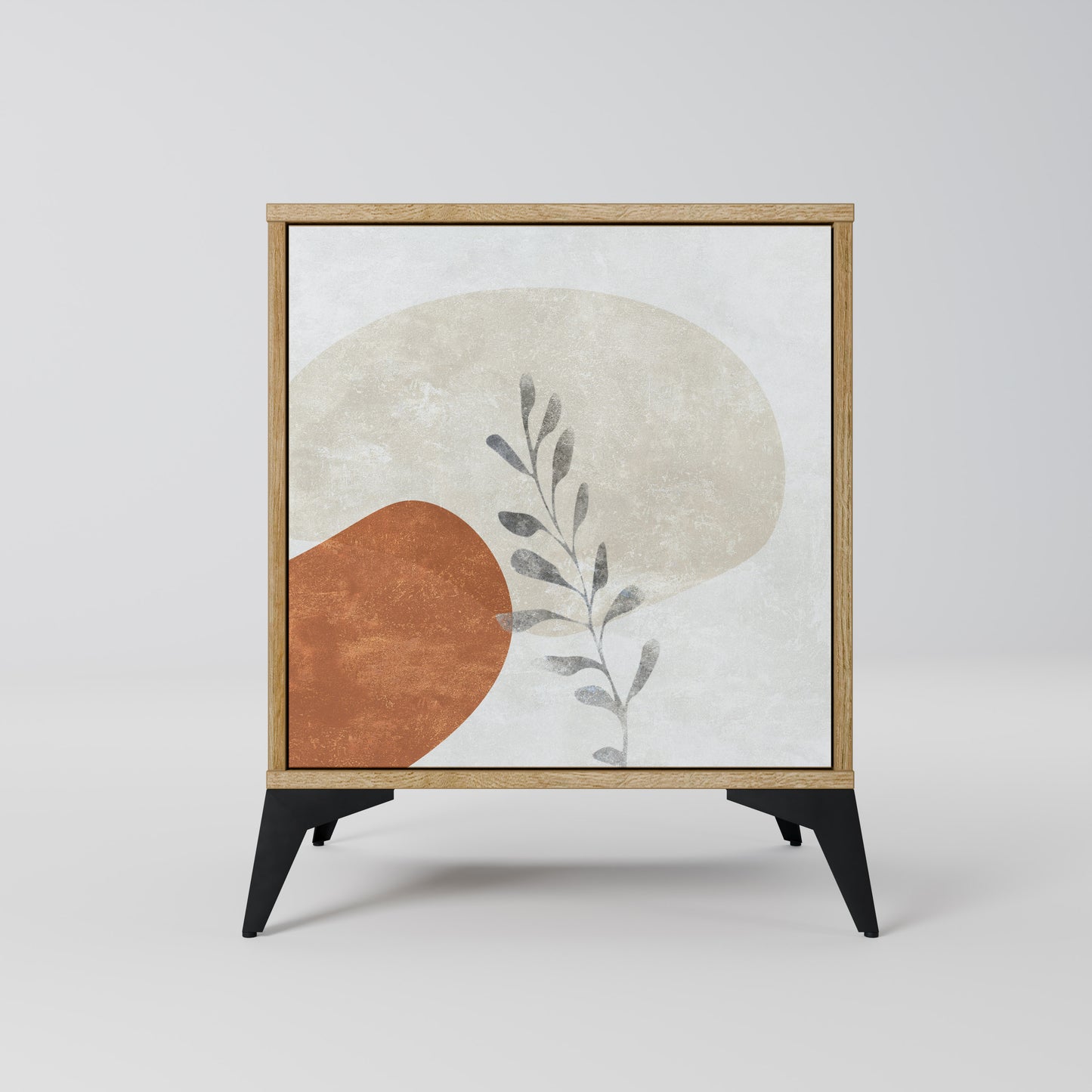 TRANQUIL TWIG 1-Door Sideboard in Oak Effect