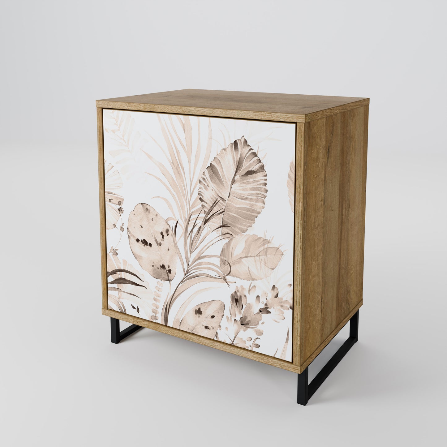 WILD TENDERNESS 1-Door Sideboard in Oak Effect