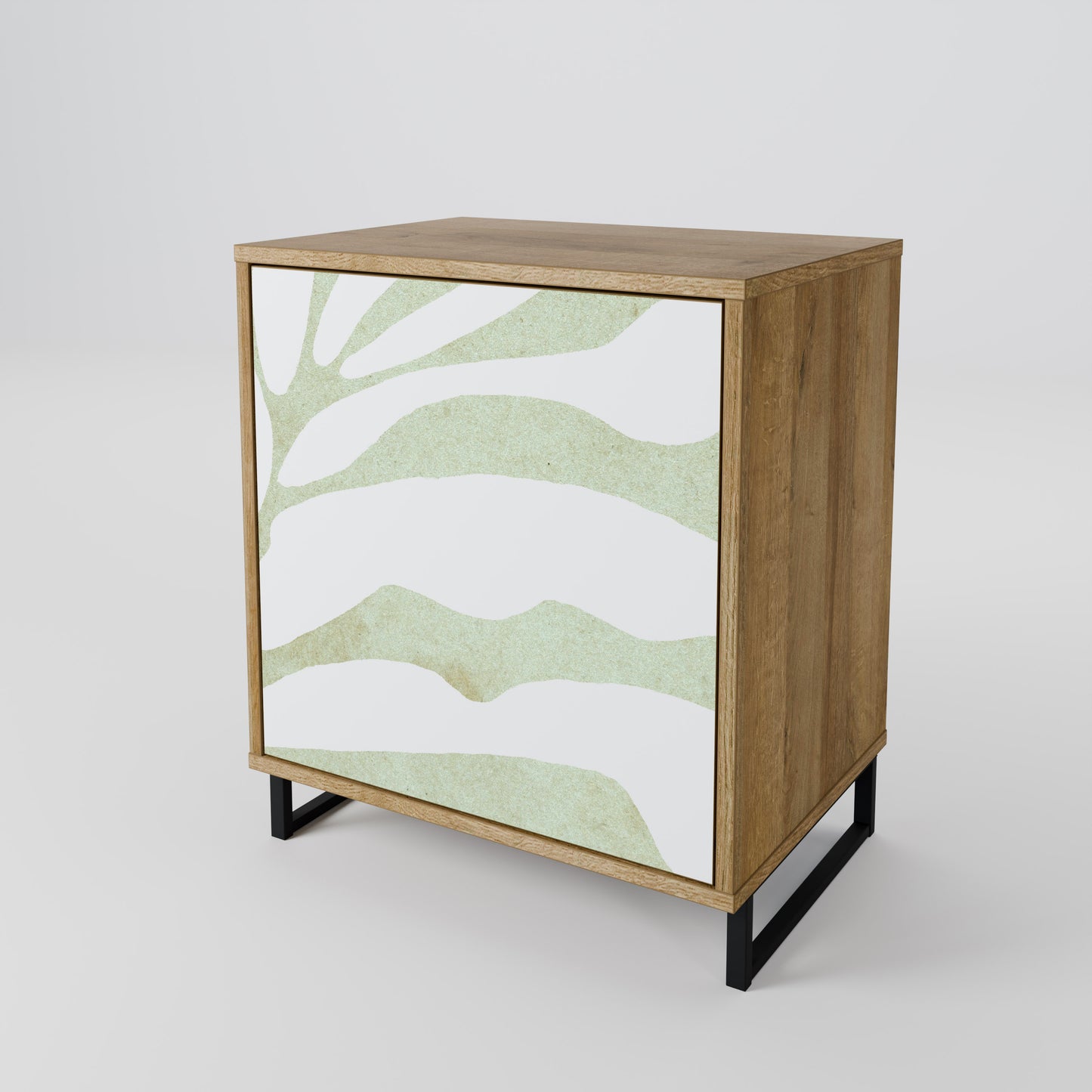 BOTANICAL SPARK 1-Door Sideboard in Oak Effect
