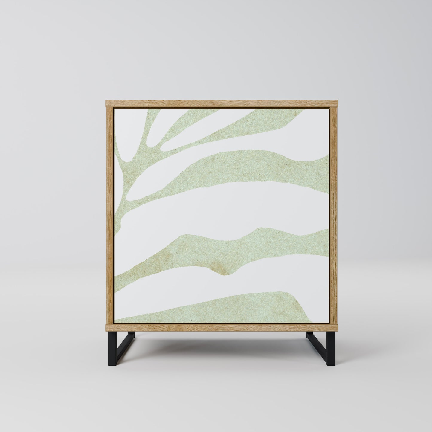 BOTANICAL SPARK 1-Door Sideboard in Oak Effect