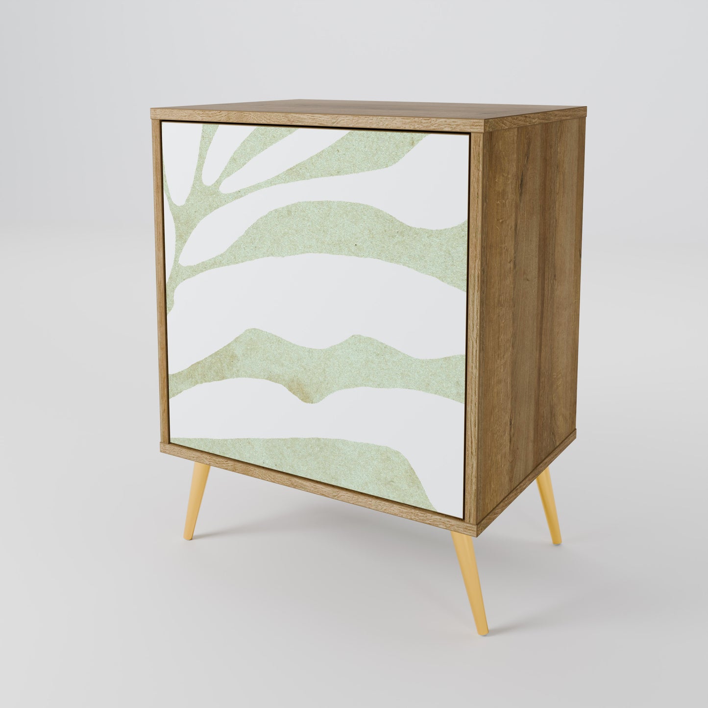 BOTANICAL SPARK 1-Door Sideboard in Oak Effect