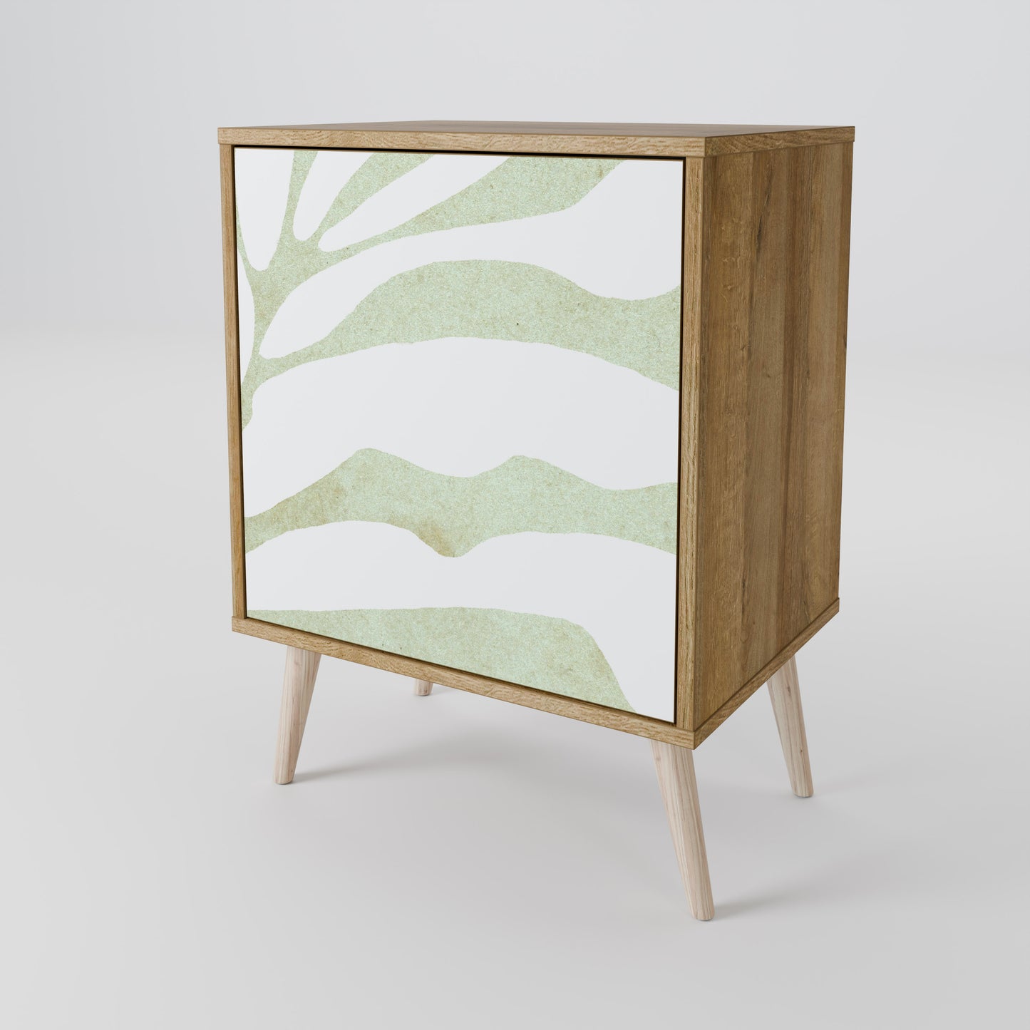 BOTANICAL SPARK 1-Door Sideboard in Oak Effect