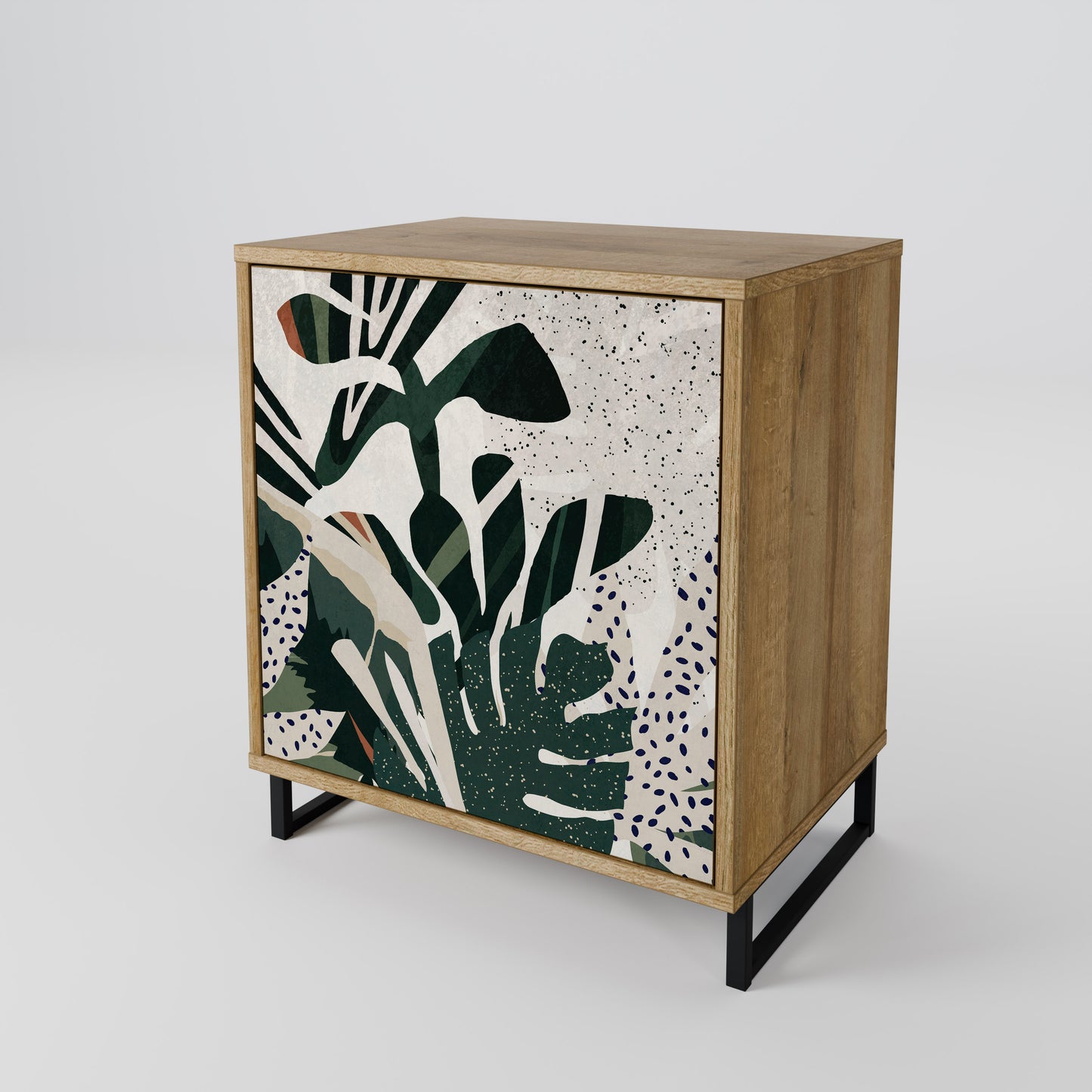 VERDURE FORMATION 1-Door Sideboard in Oak Effect