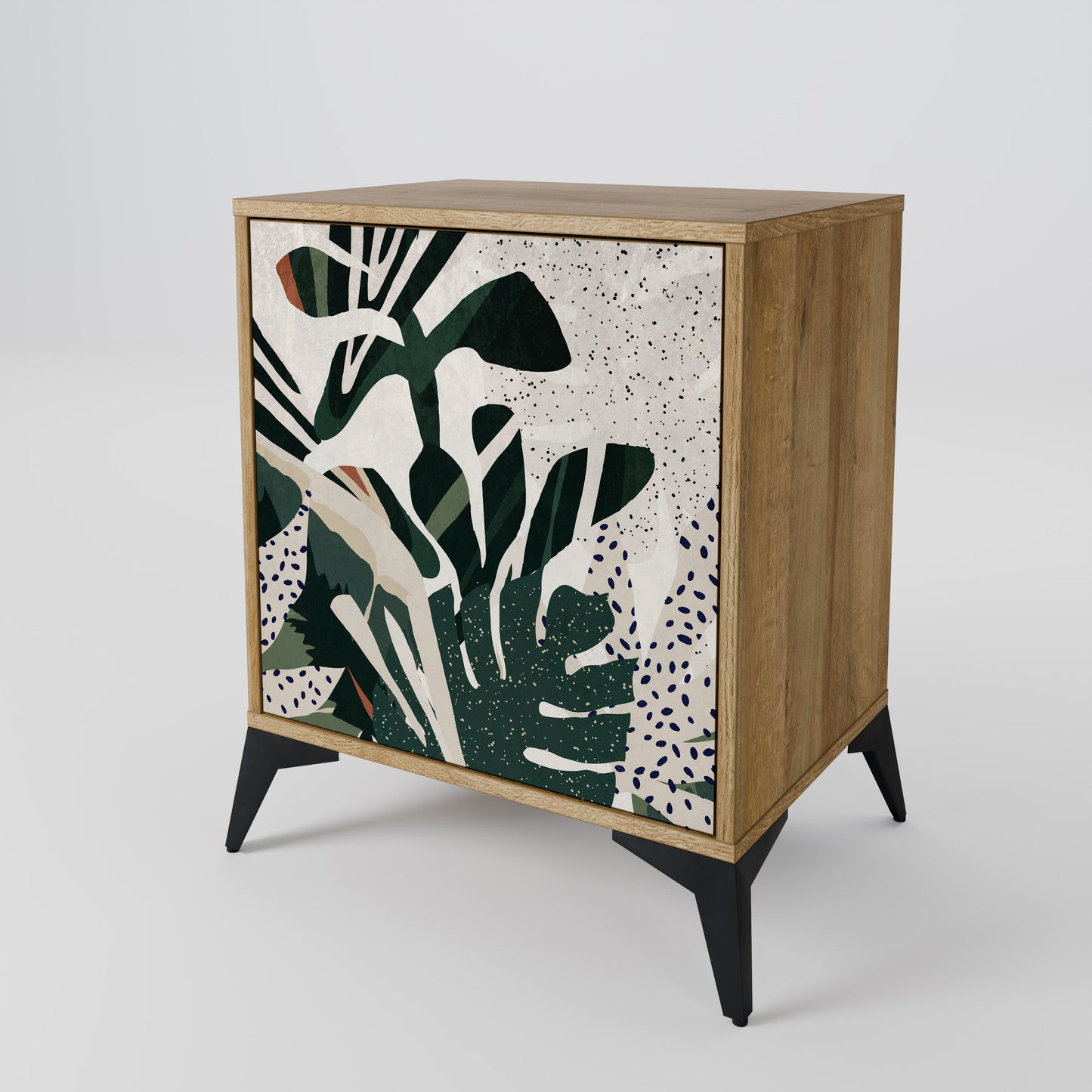 VERDURE FORMATION 1-Door Sideboard in Oak Effect