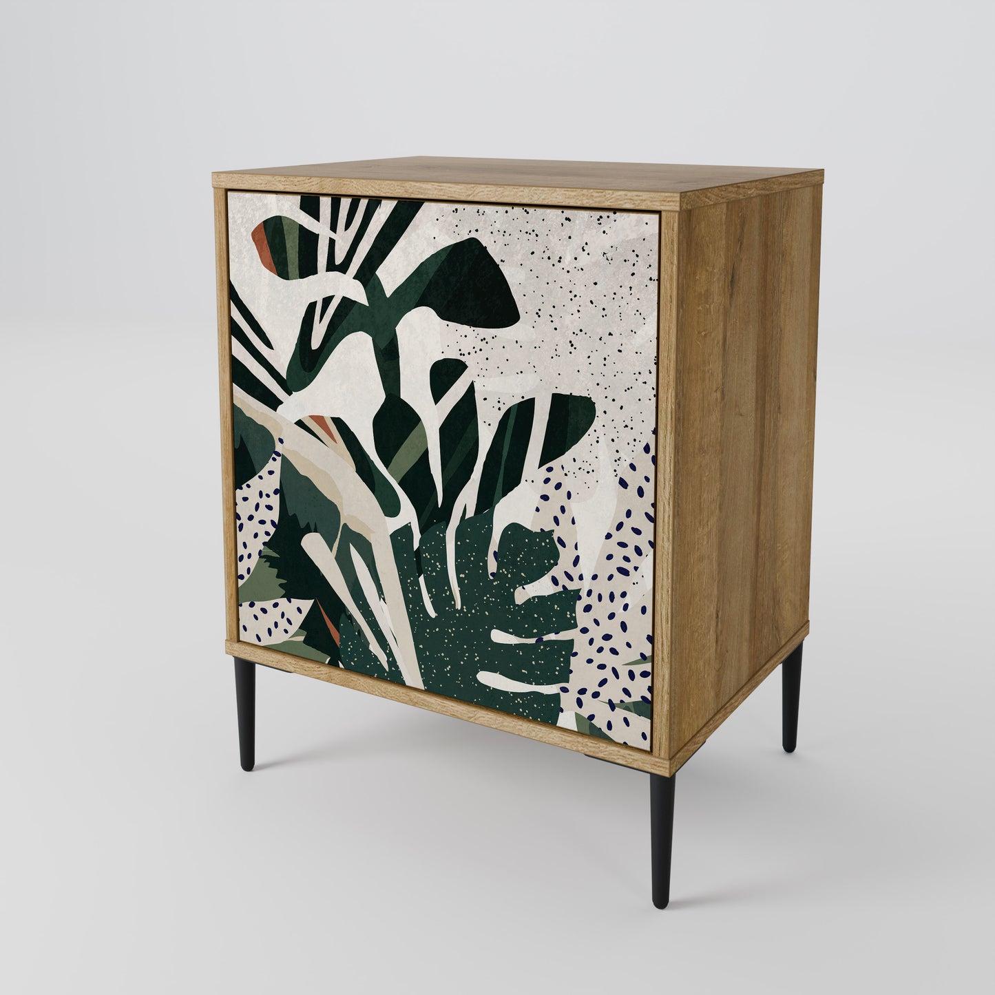VERDURE FORMATION 1-Door Sideboard in Oak Effect