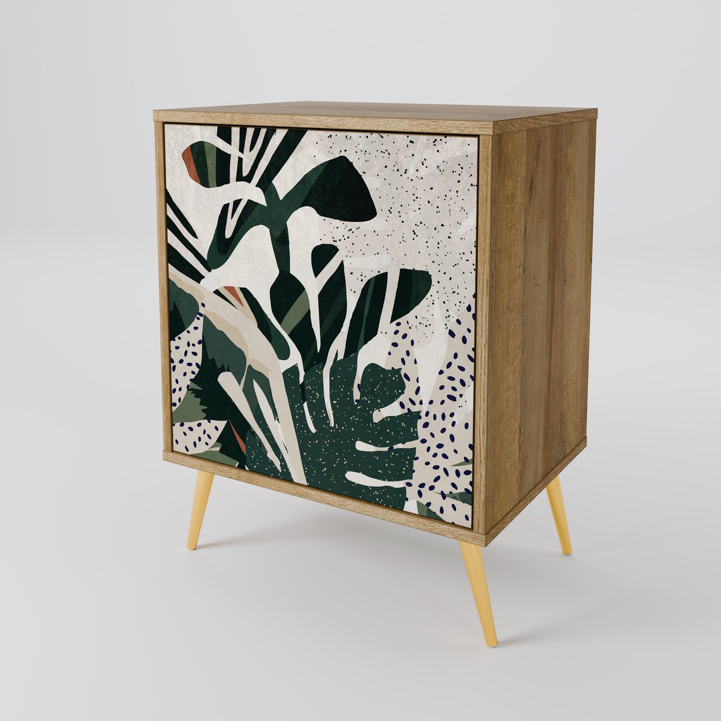 VERDURE FORMATION 1-Door Sideboard in Oak Effect