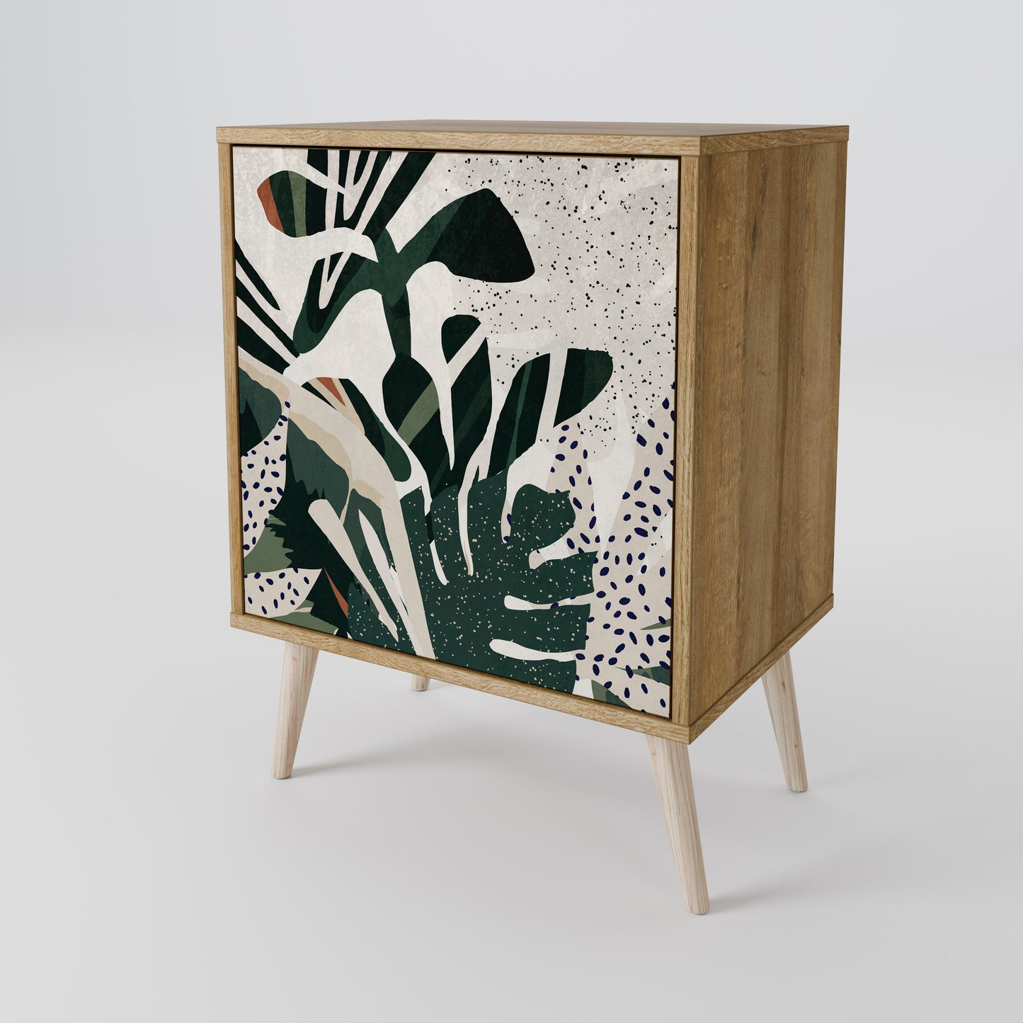 VERDURE FORMATION 1-Door Sideboard in Oak Effect