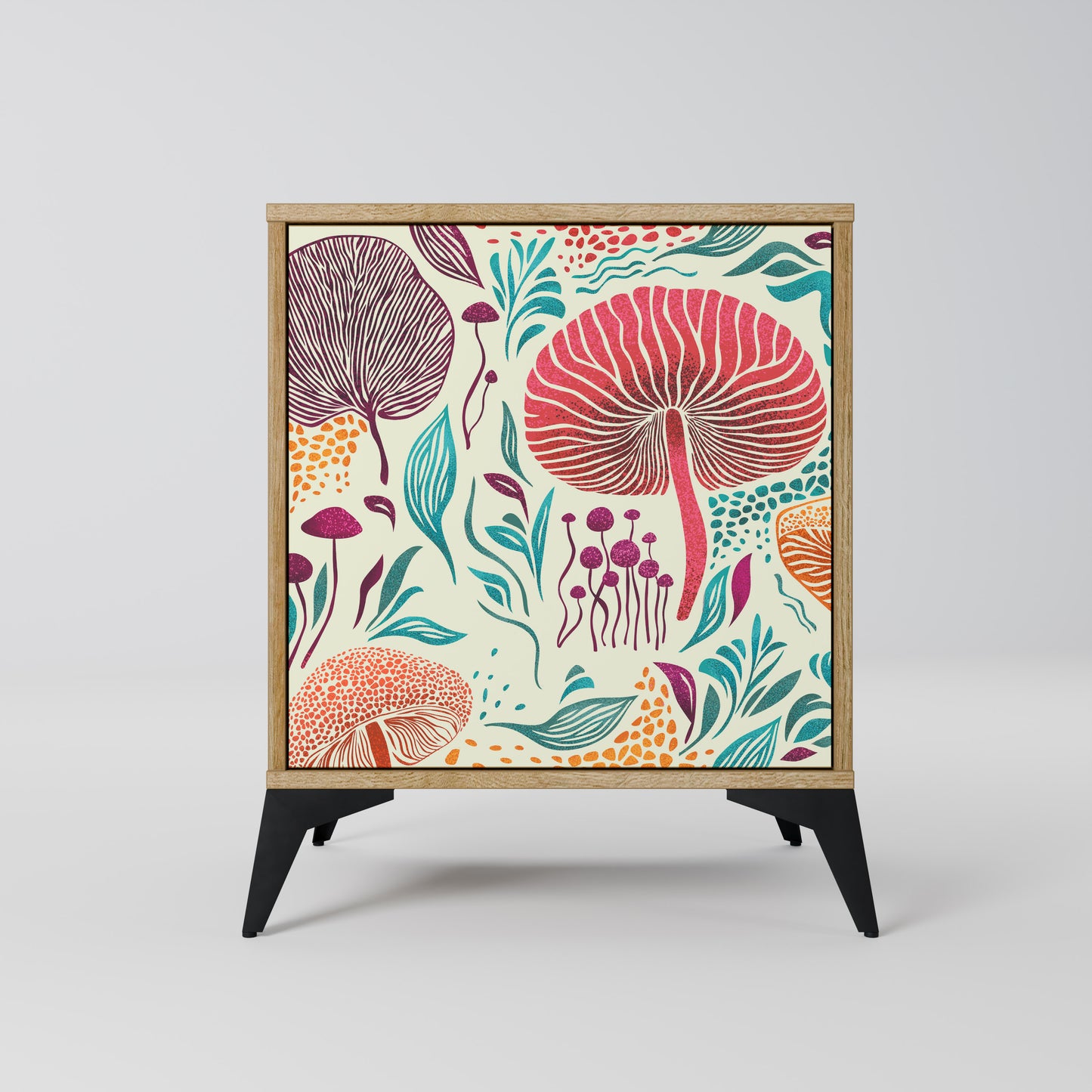 FUNGUS FANTASY 1-Door Sideboard in Oak Effect