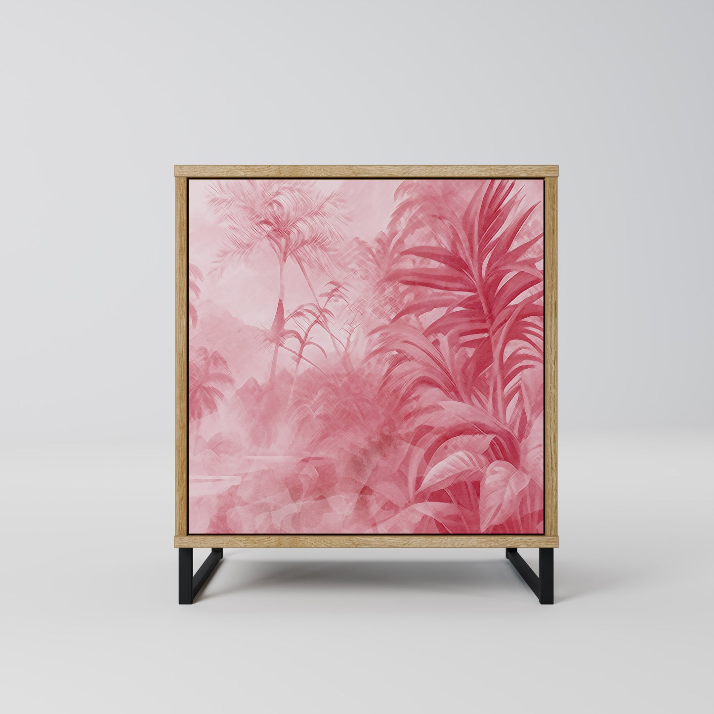 SWEET TROPICS 1-Door Sideboard in Oak Effect