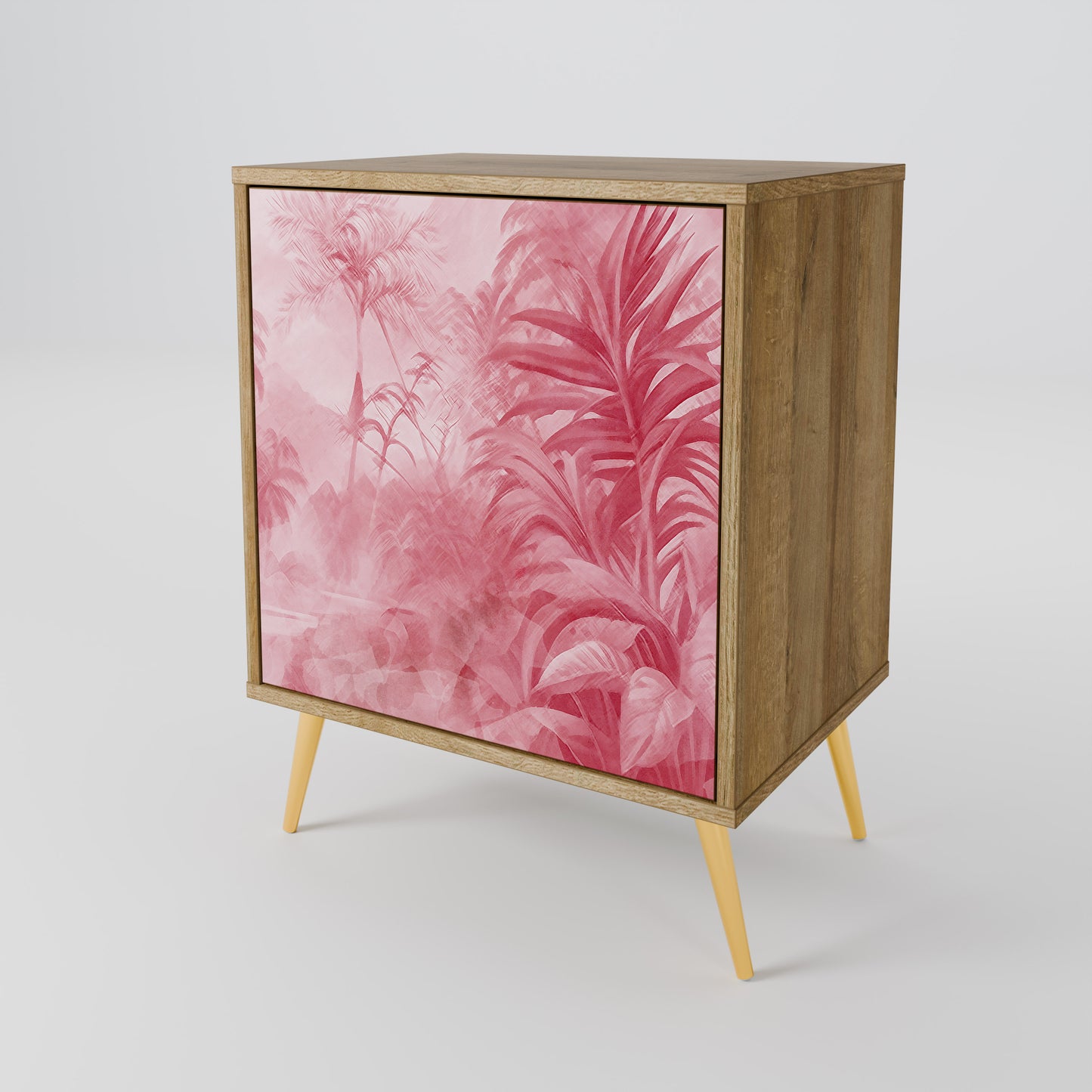 SWEET TROPICS 1-Door Sideboard in Oak Effect