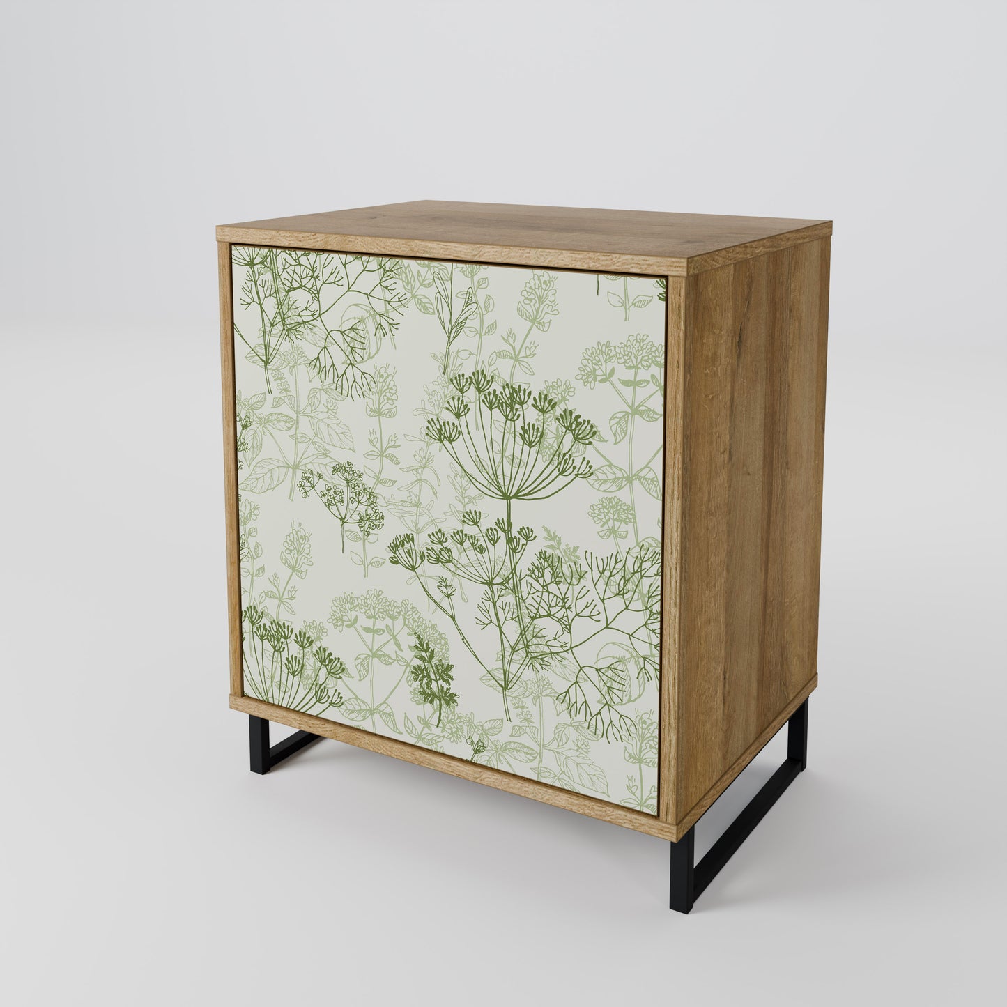 FENNEL BALDACHIN 1-Door Sideboard in Oak Effect