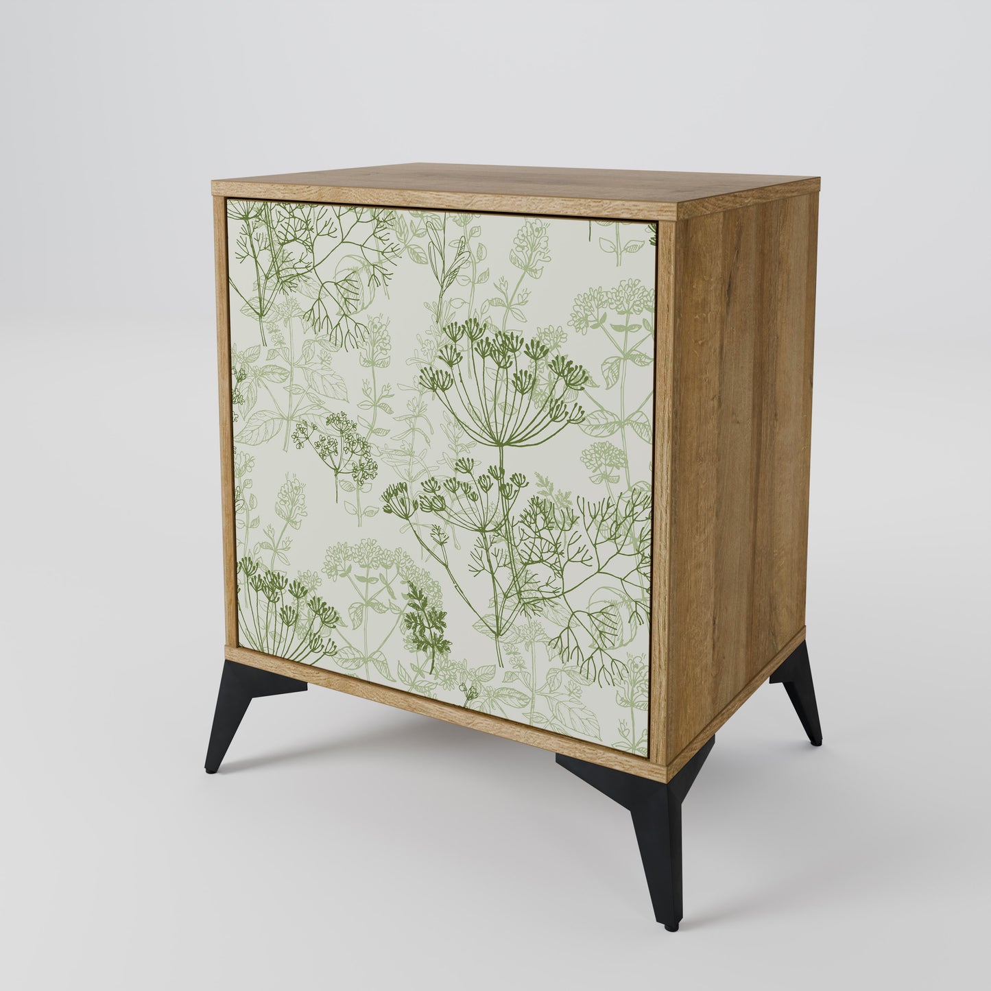 FENNEL BALDACHIN 1-Door Sideboard in Oak Effect