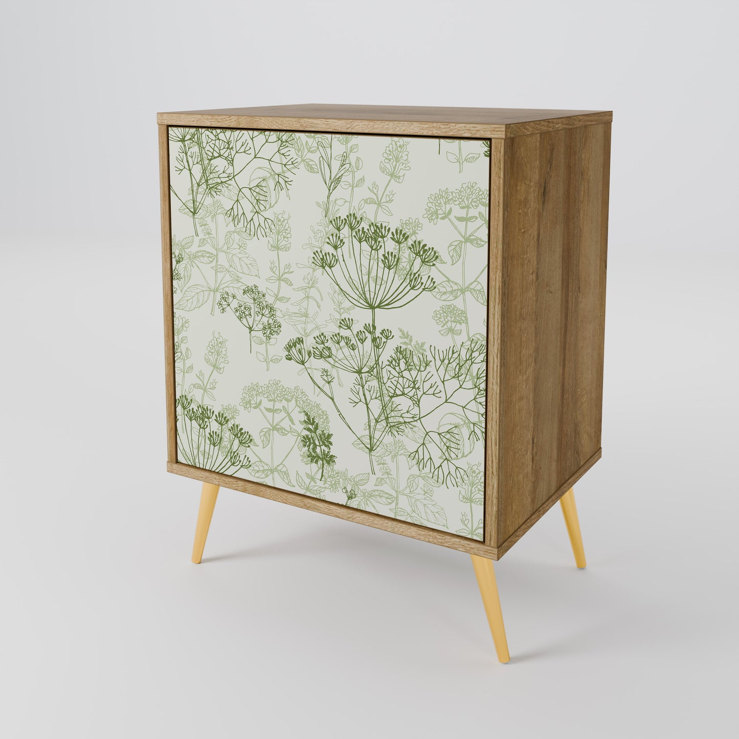 FENNEL BALDACHIN 1-Door Sideboard in Oak Effect