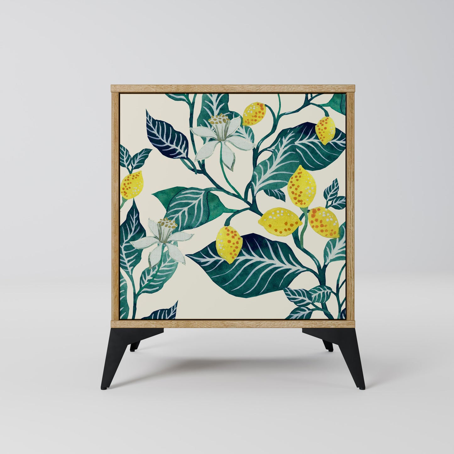 LEMON TREE 1-Door Sideboard in Oak Effect