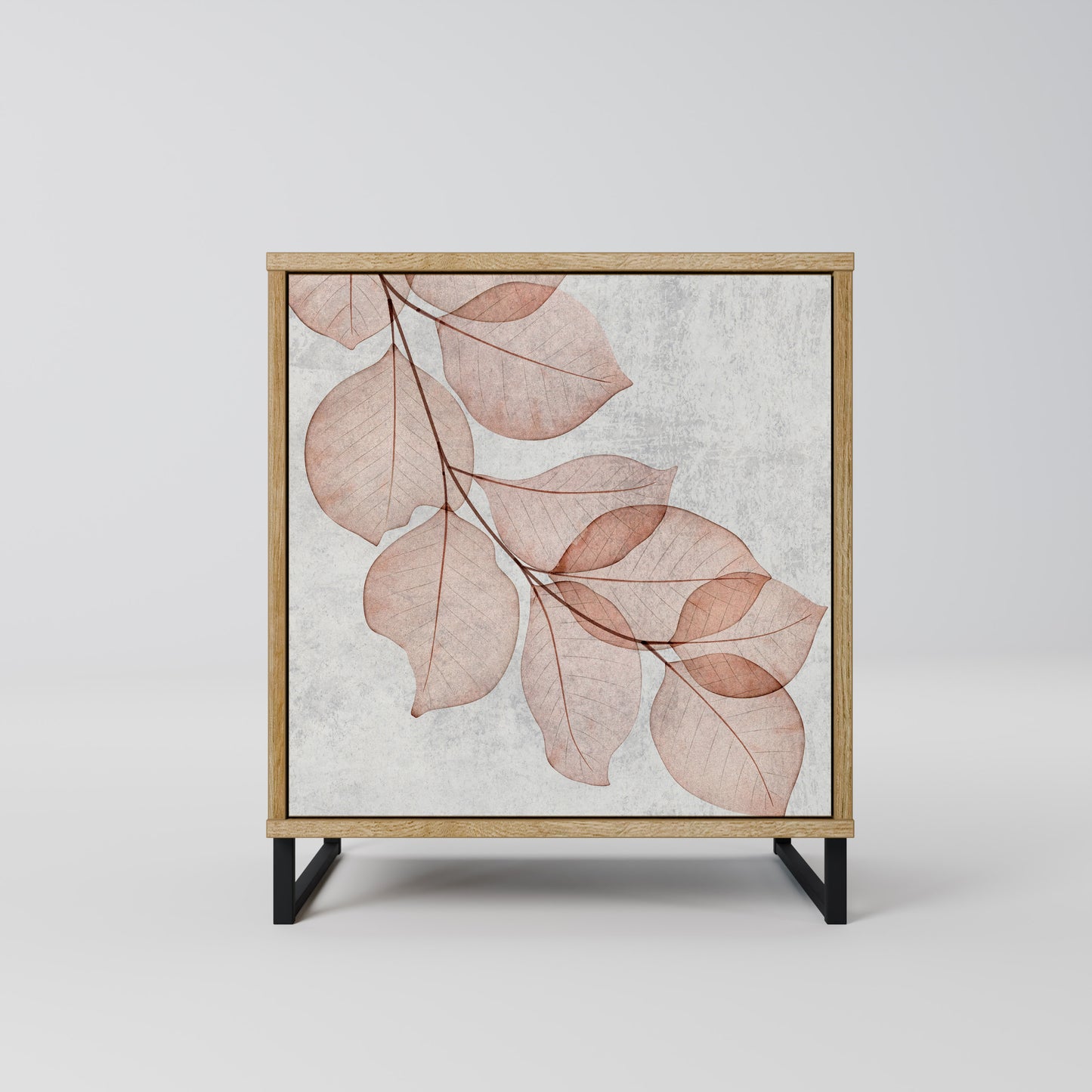 AUTUMN FRAGILITY 1-Door Sideboard in Oak Effect