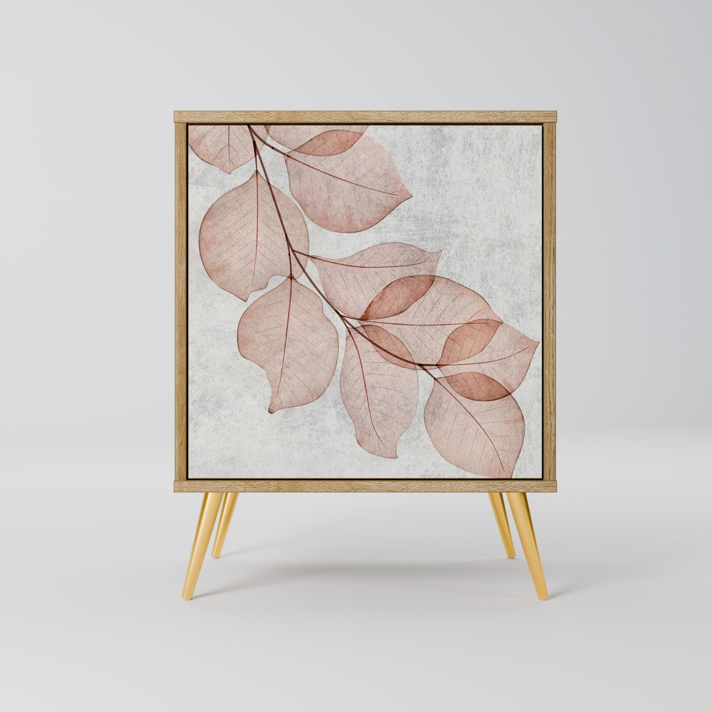 AUTUMN FRAGILITY 1-Door Sideboard in Oak Effect
