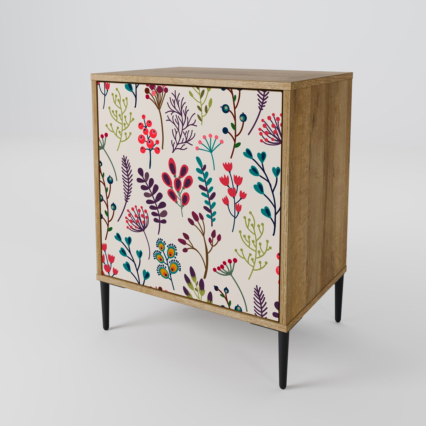 AUTUMN SUNDRIES 1-Door Sideboard in Oak Effect