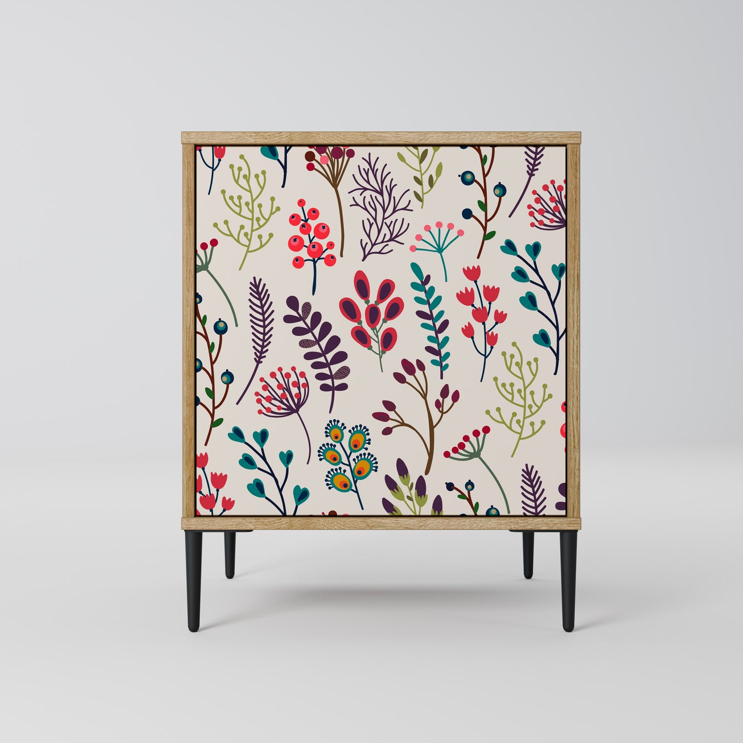 AUTUMN SUNDRIES 1-Door Sideboard in Oak Effect