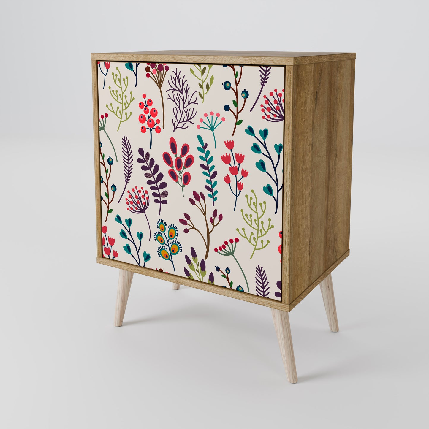AUTUMN SUNDRIES 1-Door Sideboard in Oak Effect