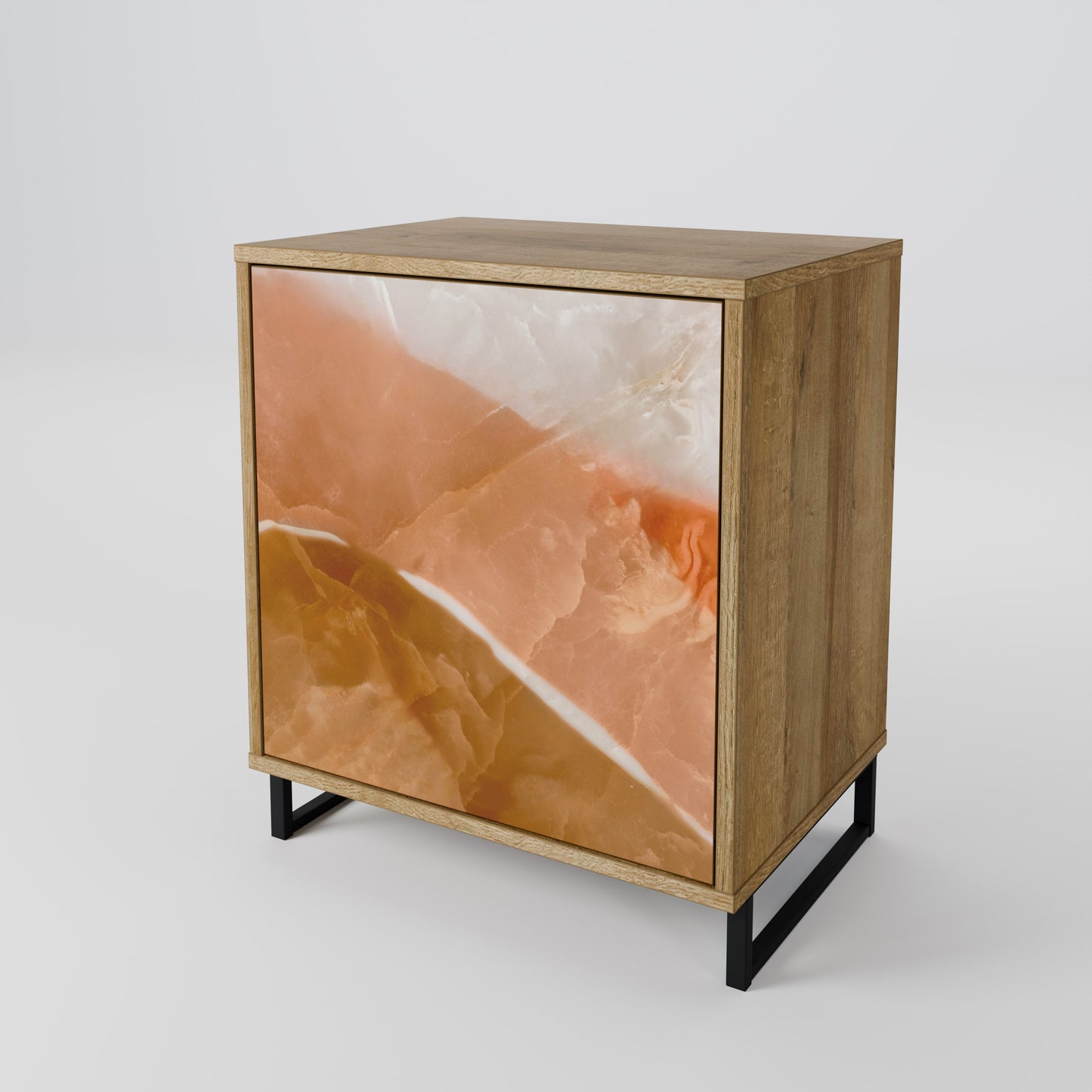 SANDHILLS SPLENDOUR 1-Door Sideboard in Oak Effect