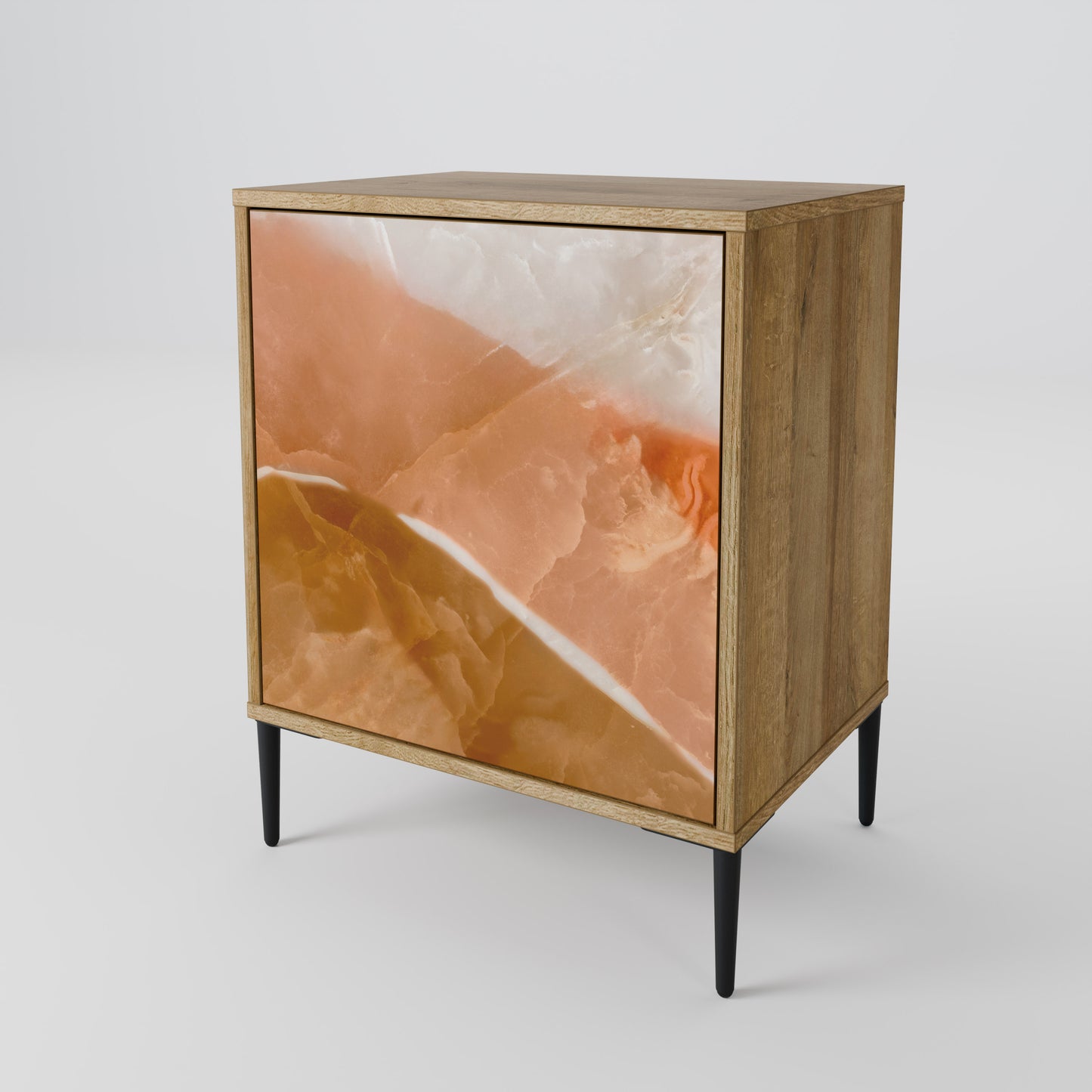 SANDHILLS SPLENDOUR 1-Door Sideboard in Oak Effect