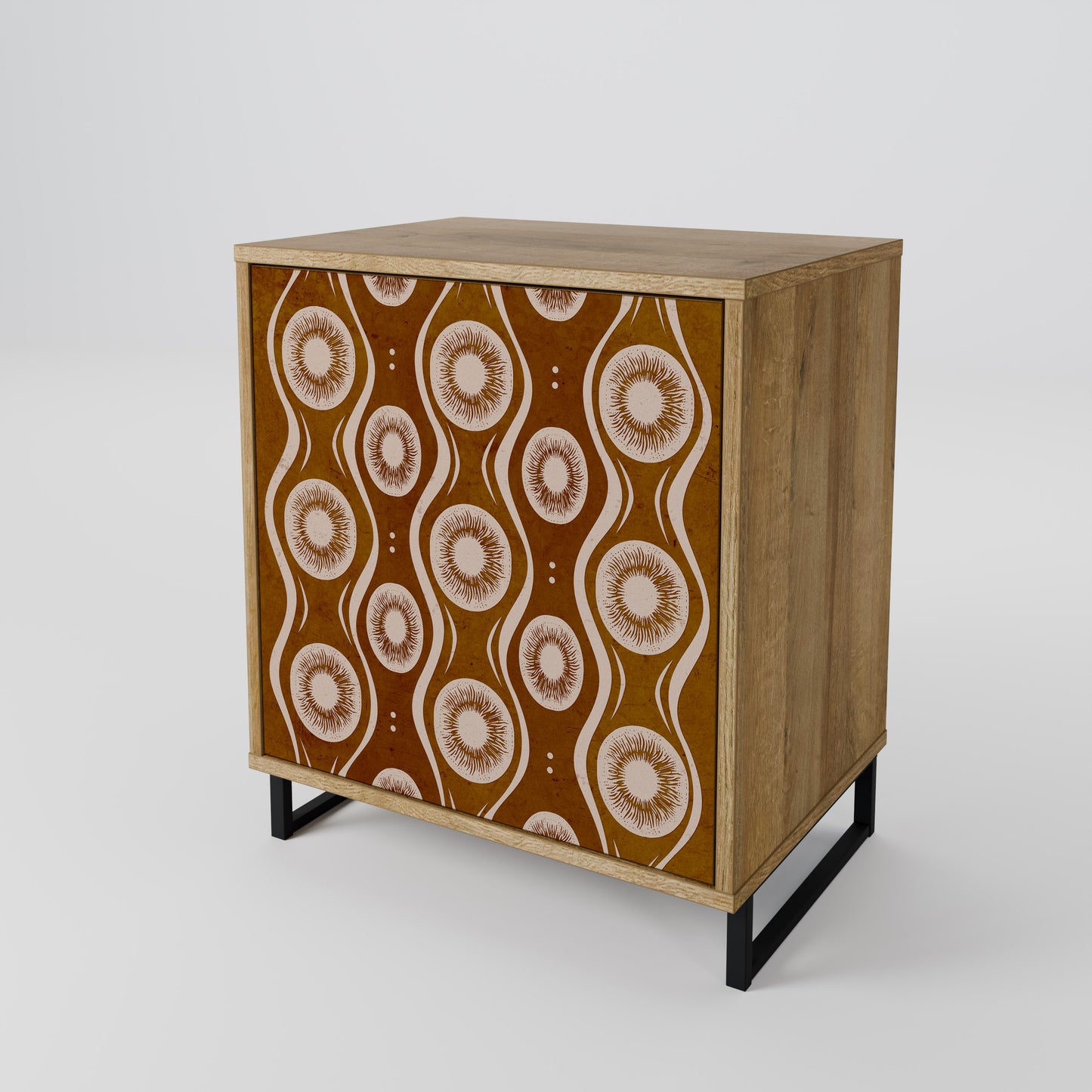 Credenza BROWN EYES a 1 anta effetto rovere