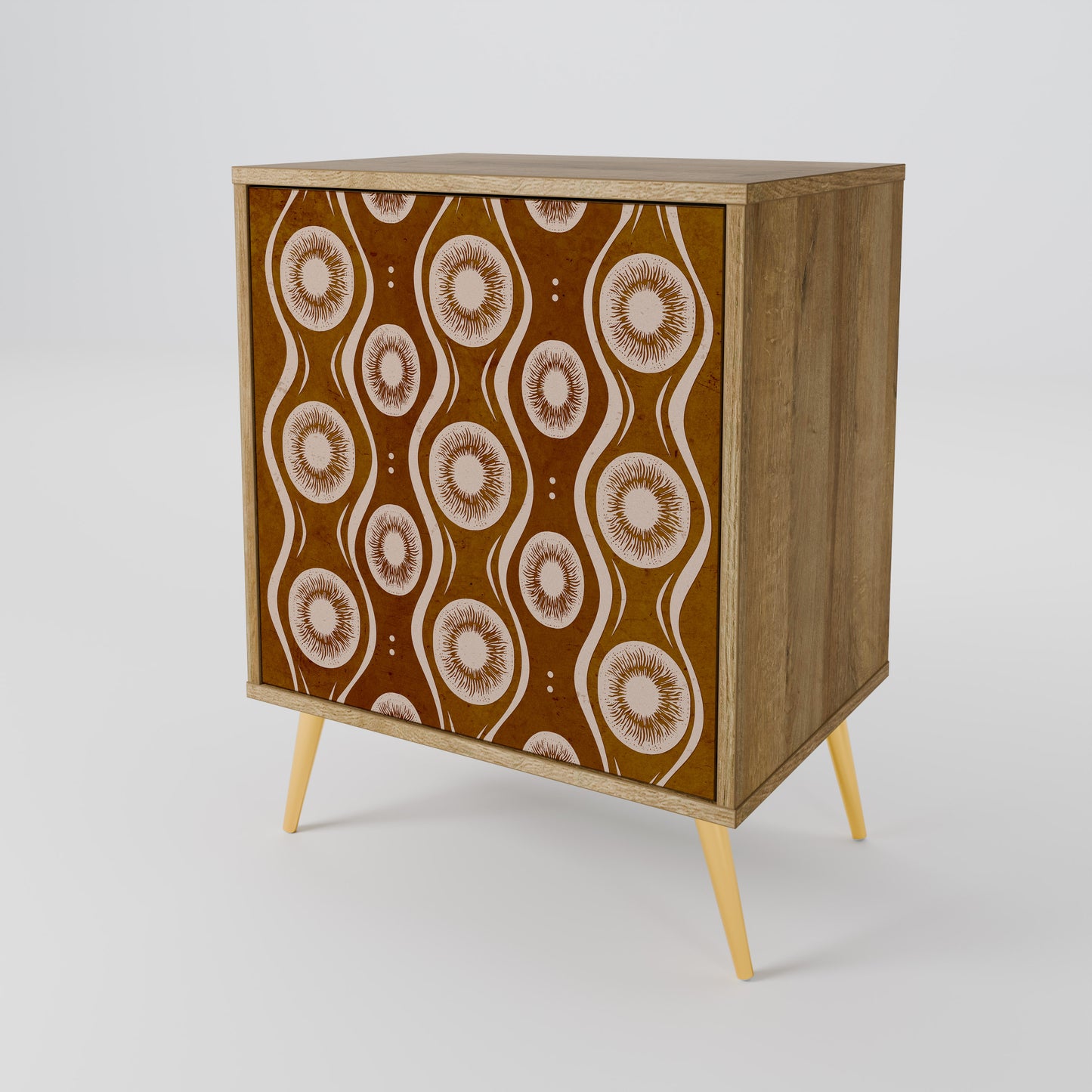 Credenza BROWN EYES a 1 anta effetto rovere