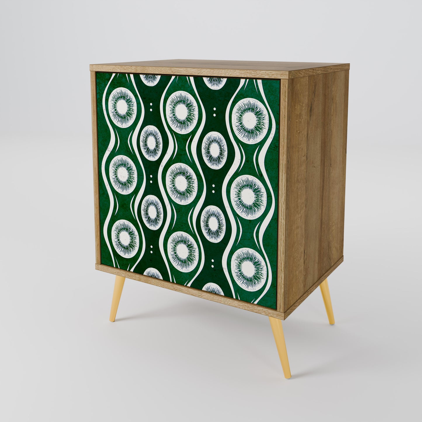 Credenza GREEN EYES a 1 anta effetto rovere