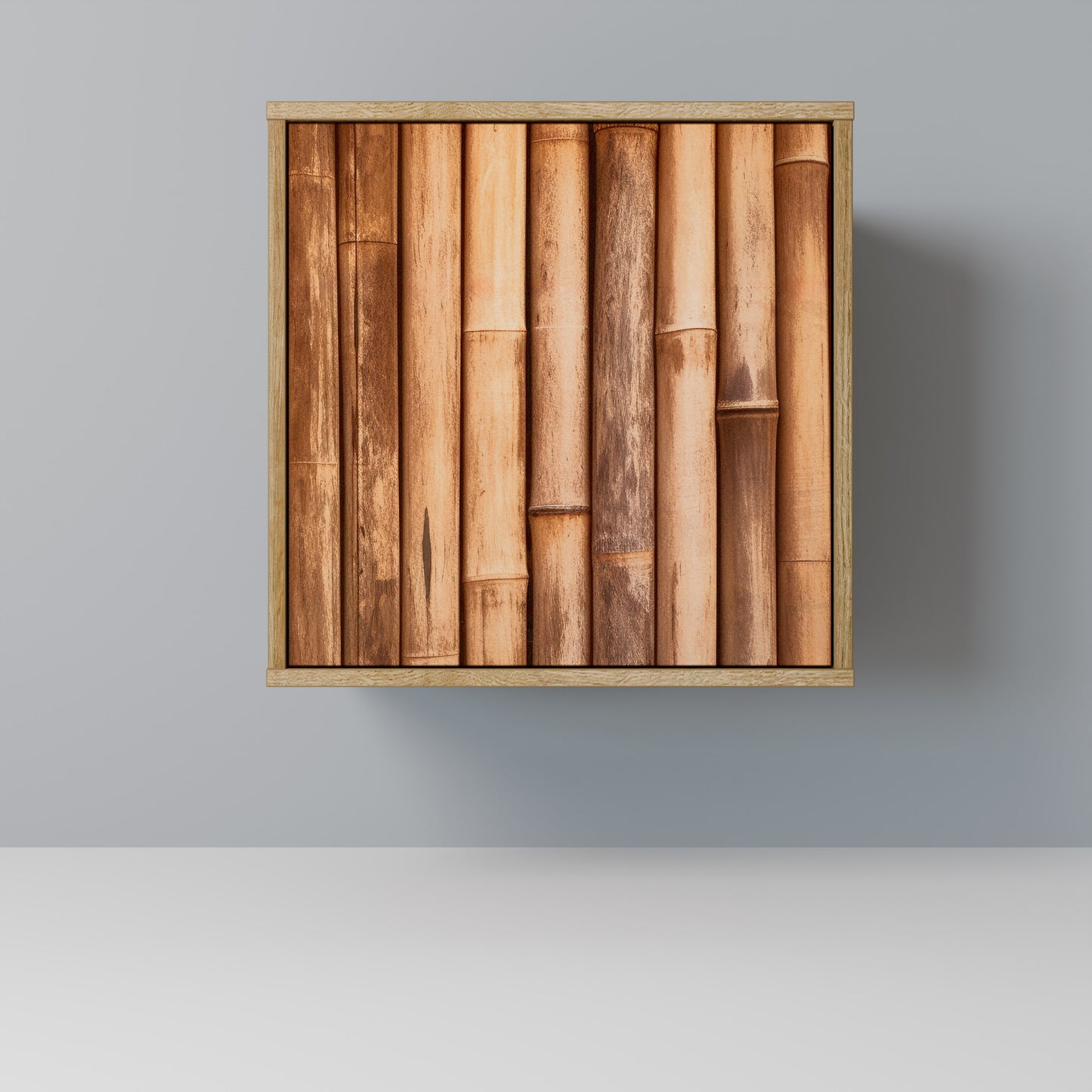 NATURAL WOOD 1-Door Sideboard in Oak Effect