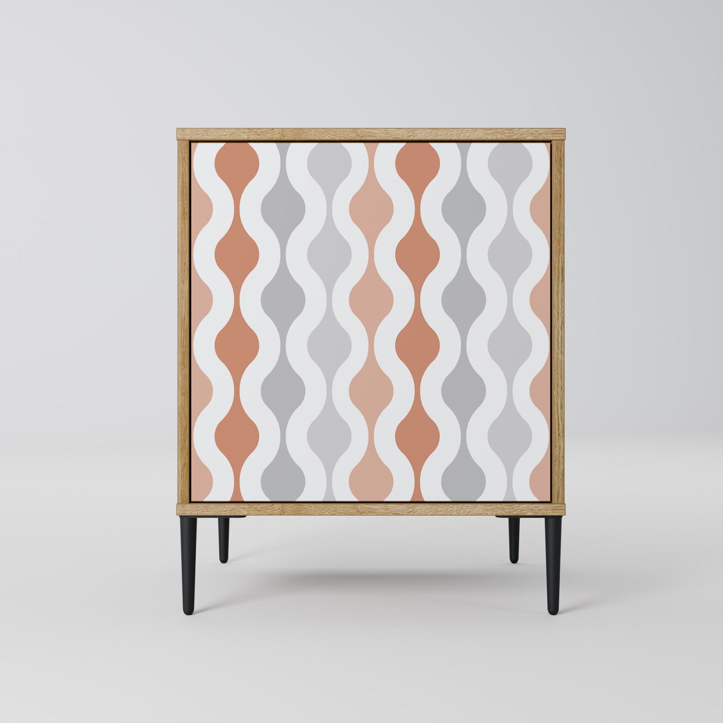HAZY NOSTALGIA 1-Door Sideboard in Oak Effect