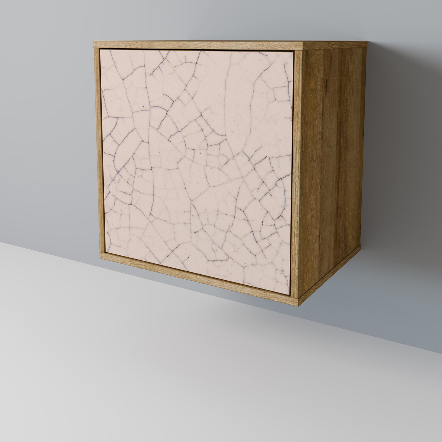 CERAMIC TEXTURE 1-Door Sideboard in Oak Effect