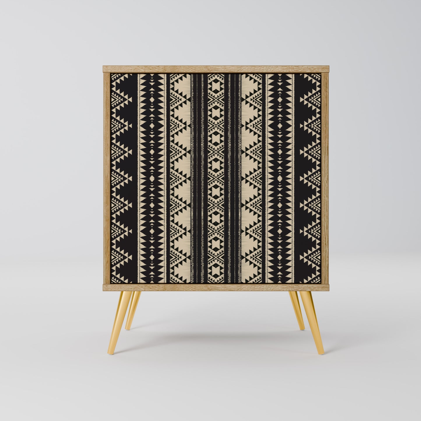 AZTEC 1-Door Sideboard in Oak Effect