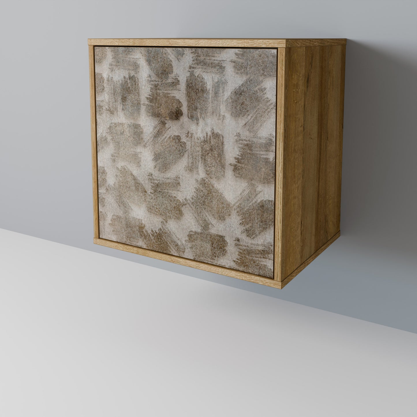 SLIGHTLY BLURRED 1-Door Sideboard in Oak Effect