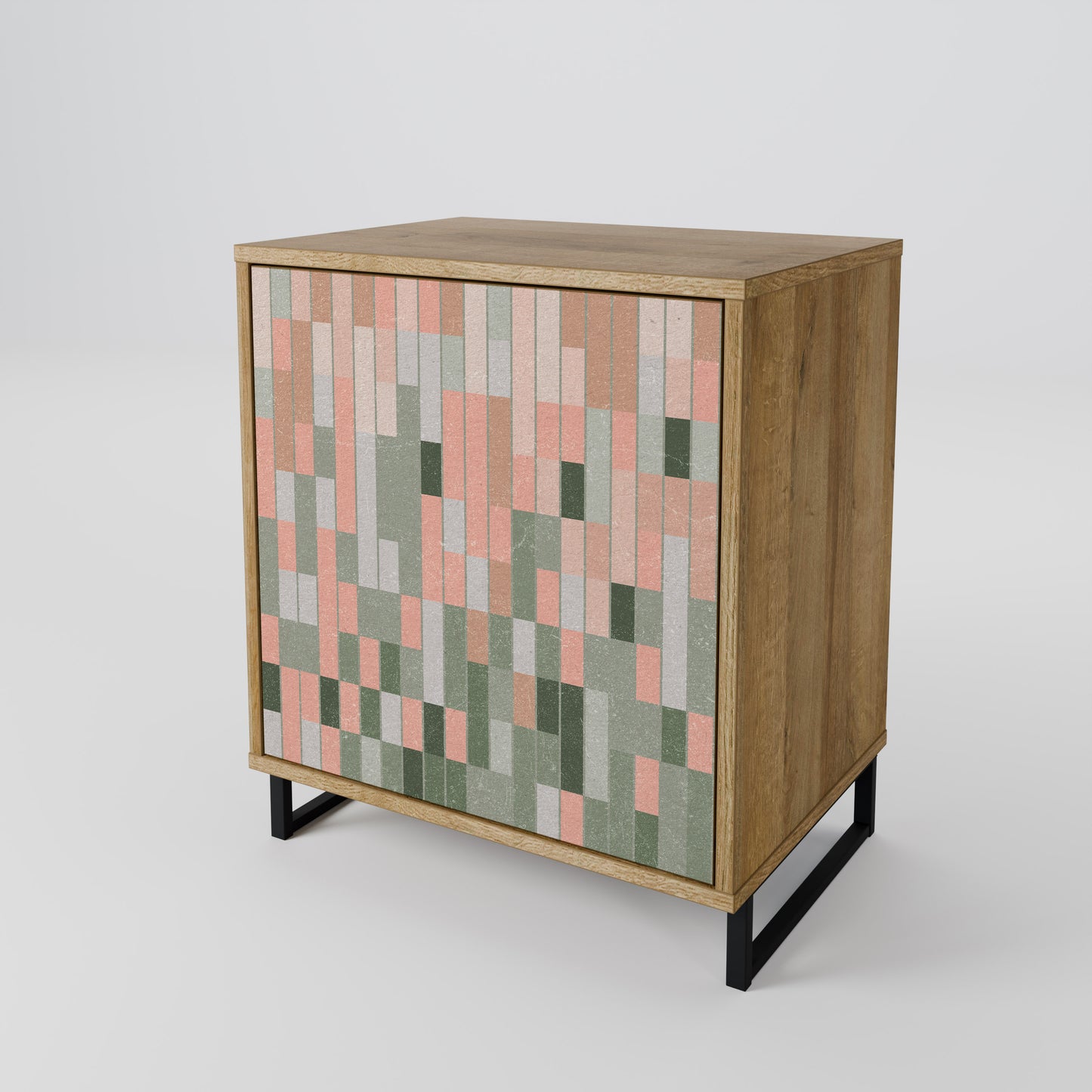 BUILDING THE FUTURE 1-Door Sideboard in Oak Effect