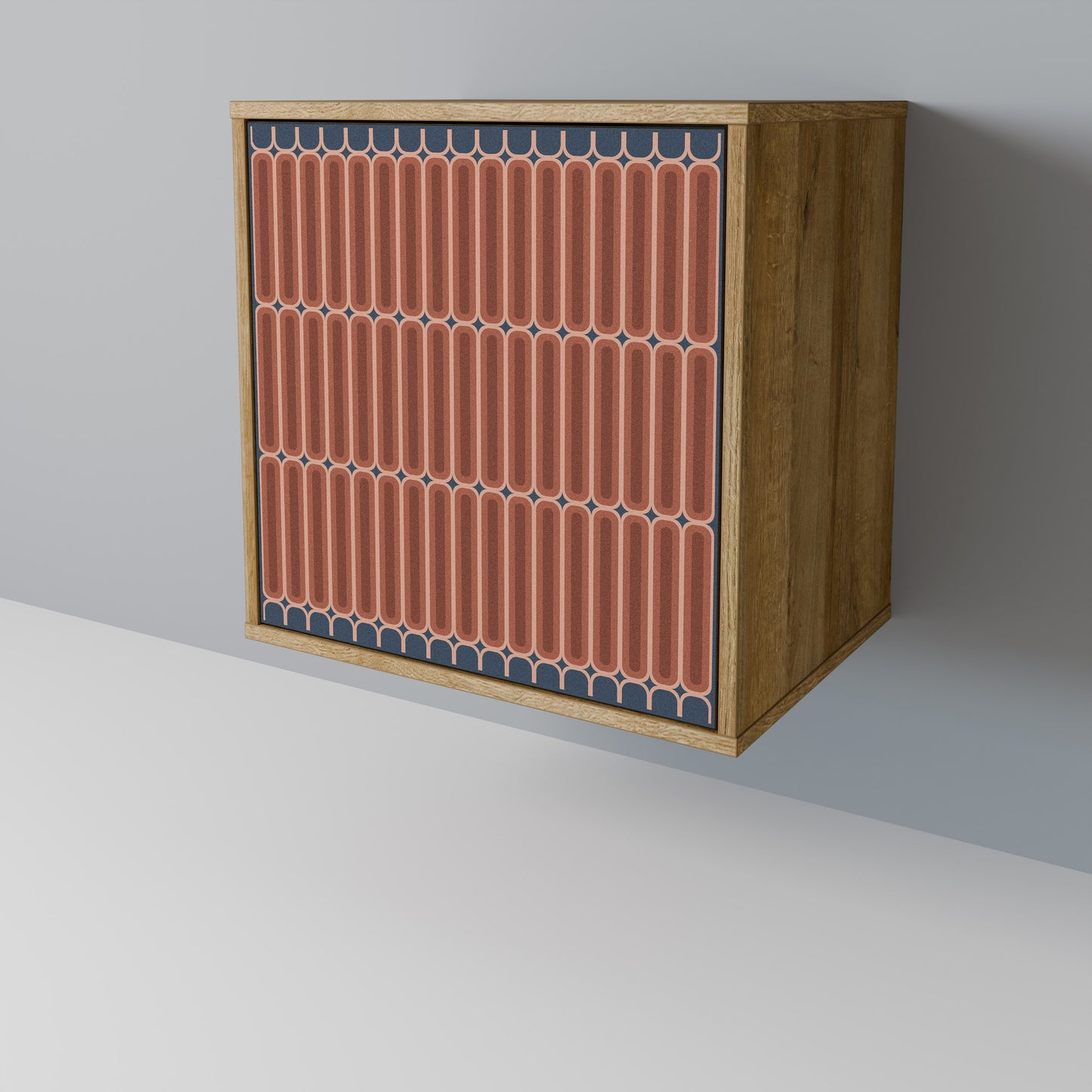 HYPNOTIC GATE 1-Door Sideboard in Oak Effect
