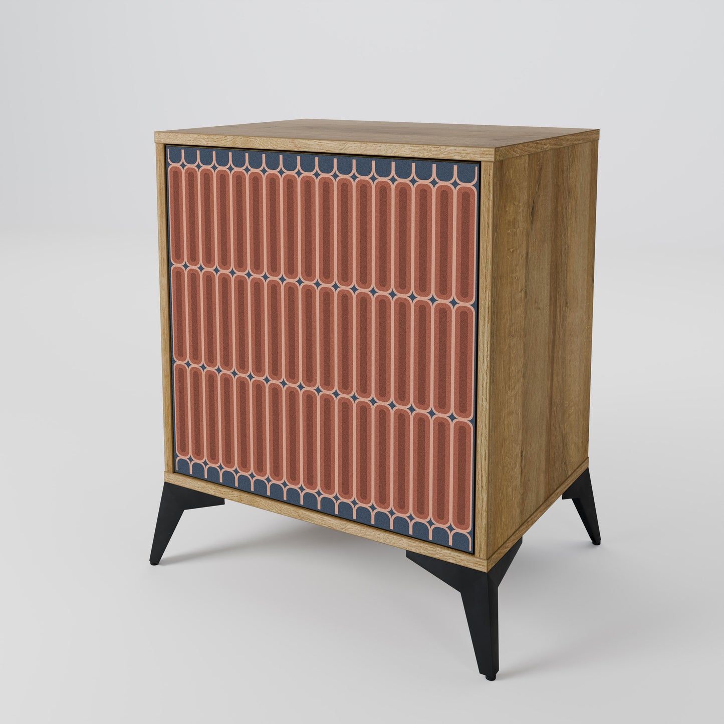 HYPNOTIC GATE 1-Door Sideboard in Oak Effect