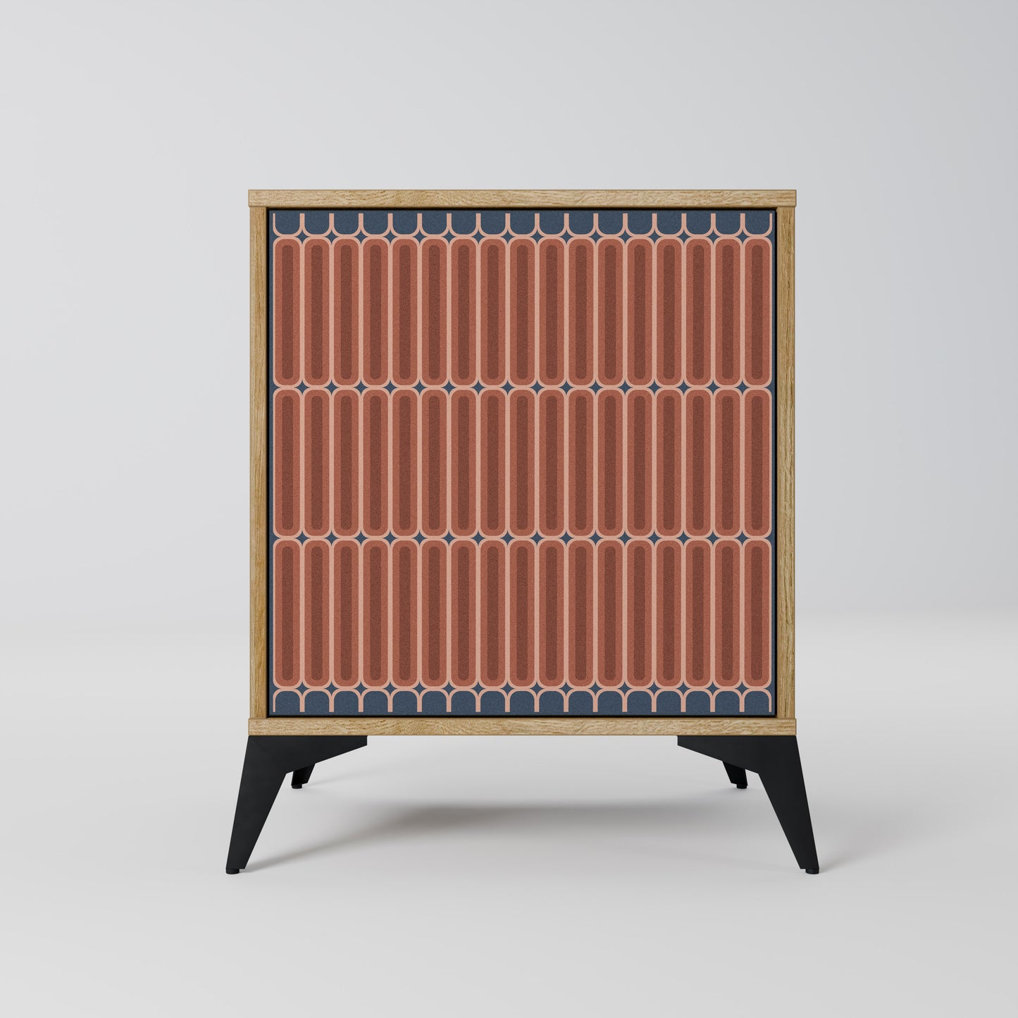 HYPNOTIC GATE 1-Door Sideboard in Oak Effect
